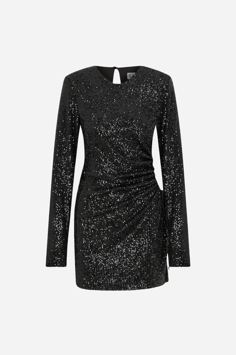 Carina - Mini Sequin Dress With Side Cut Out