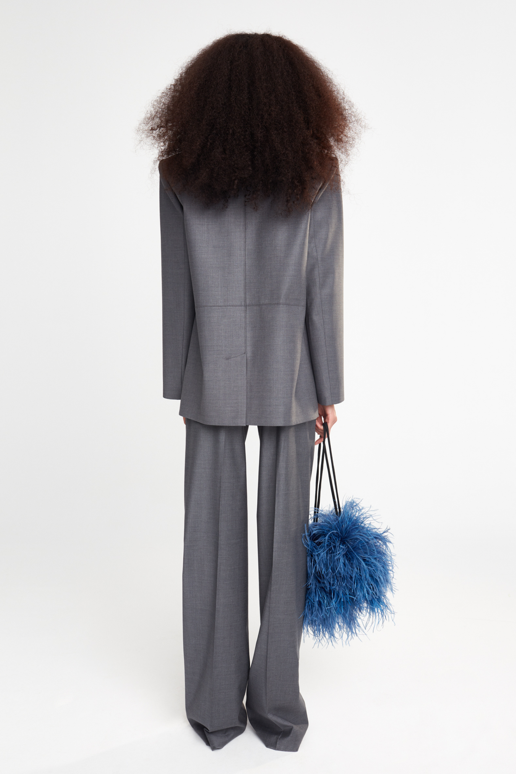 LANA - LOW WAIST WOOL TROUSERS