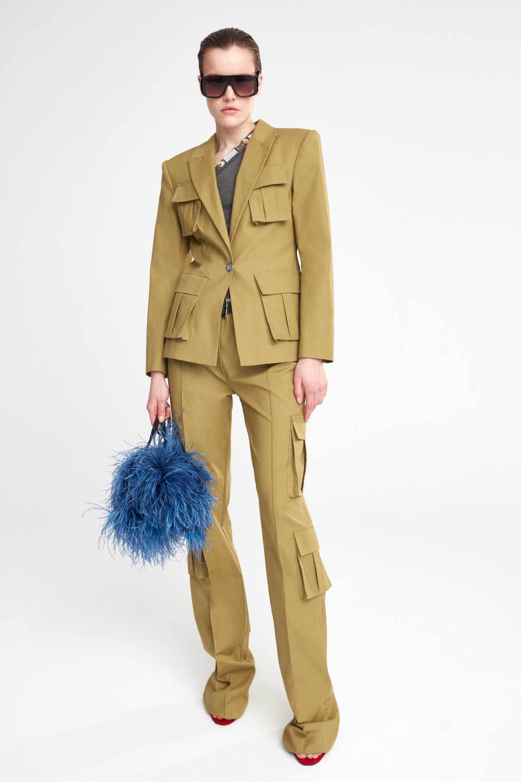 KELLY -BLAZER WITH CARGO POCKETS