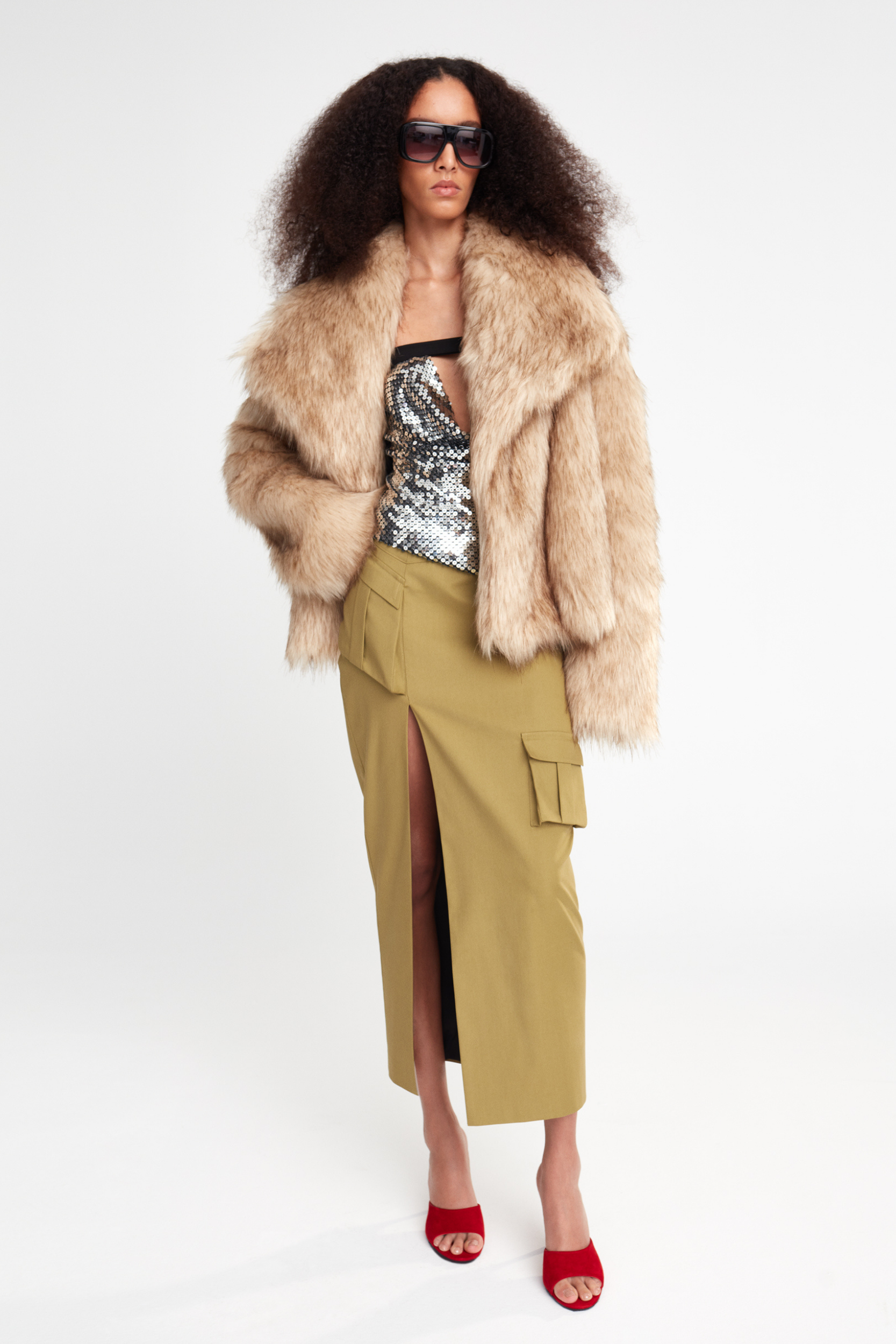 MAXİNE - FAUX FUR COAT