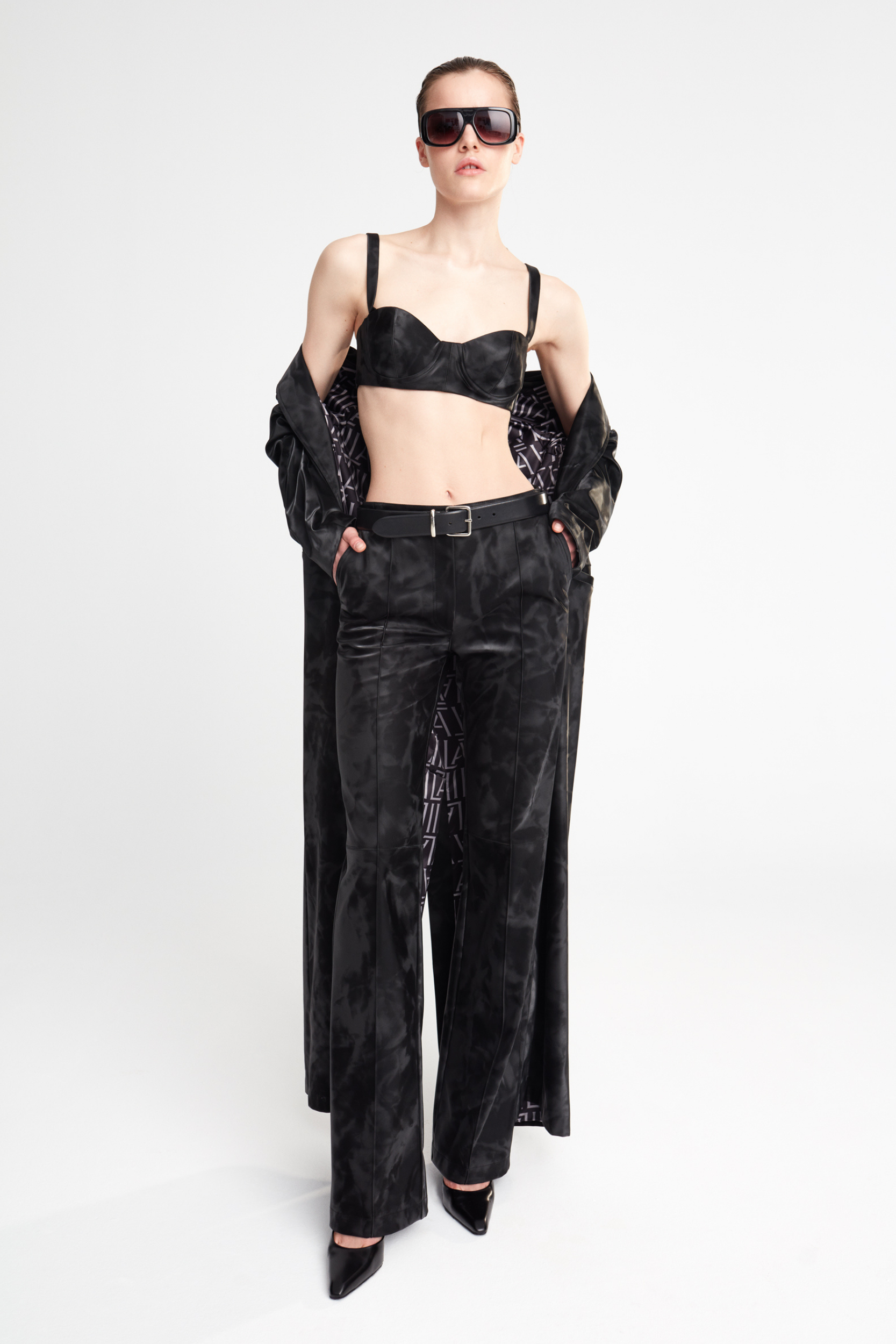 NINA - VEGAN LEATHER BRA