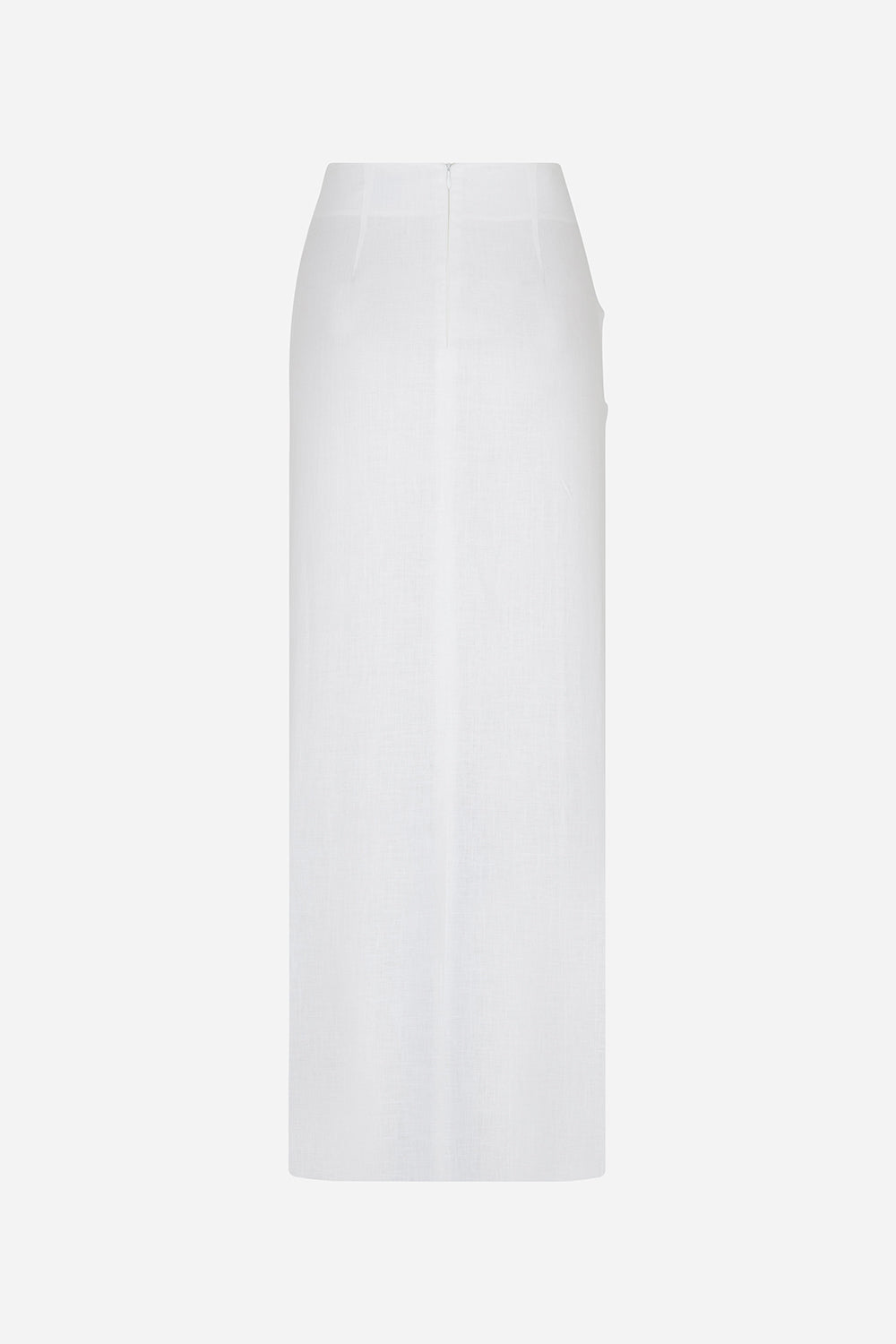 Aditi - Linen Midi Skirt With Twist