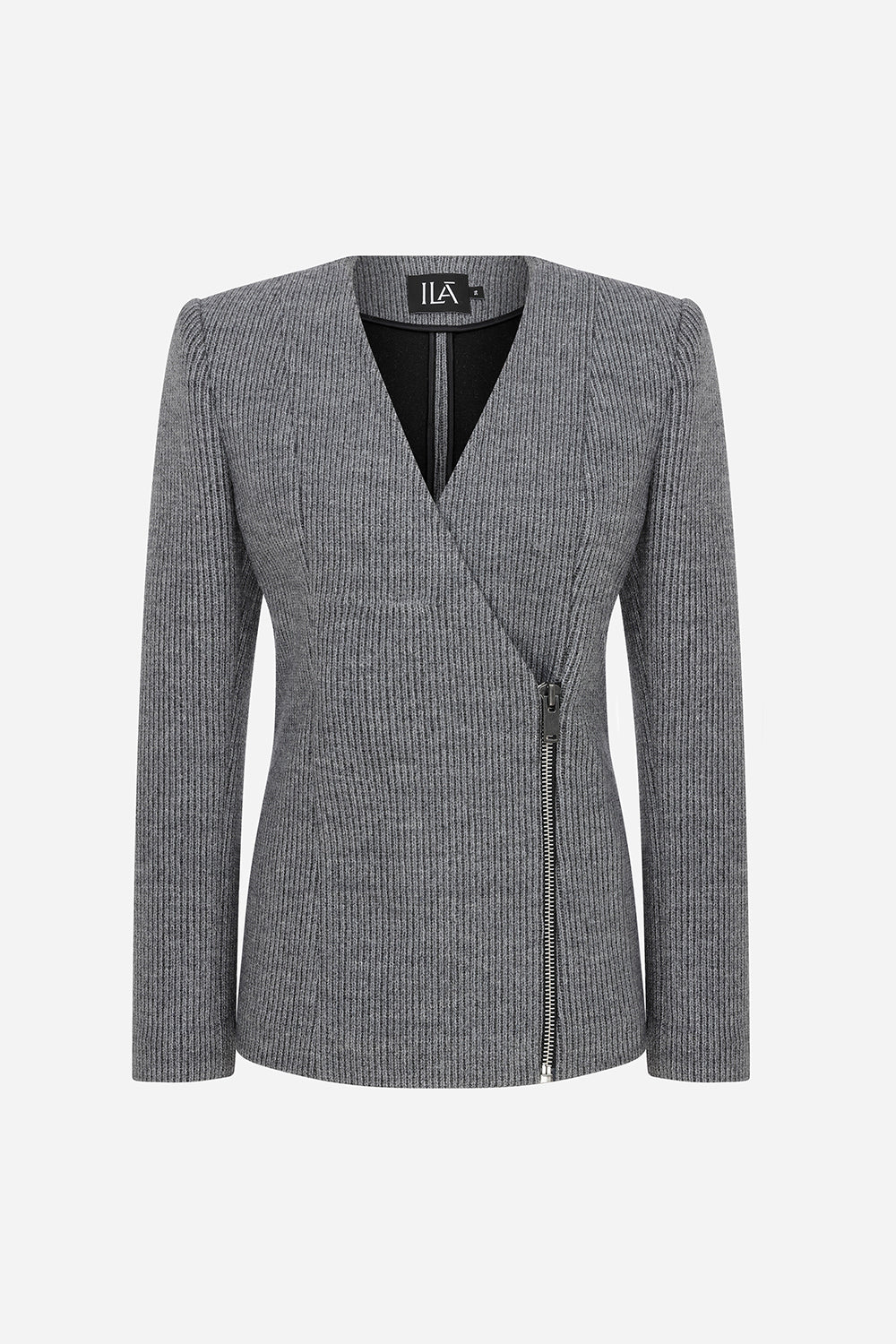 Elena - Knitted Wool Blend Blazer