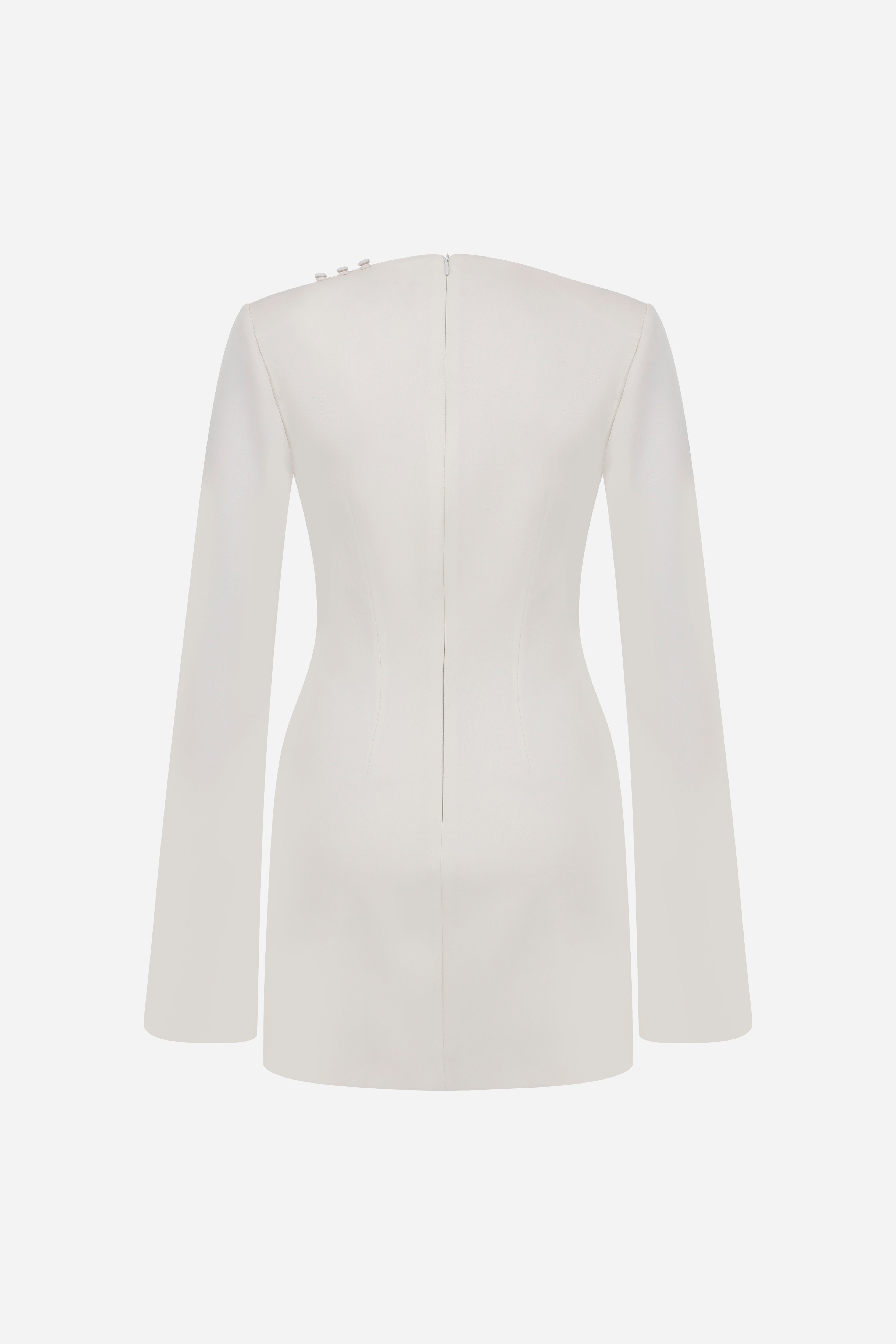 ARLO - LONG SLEEVE MINI DRESS WITH CUTOUT ON CHEST
