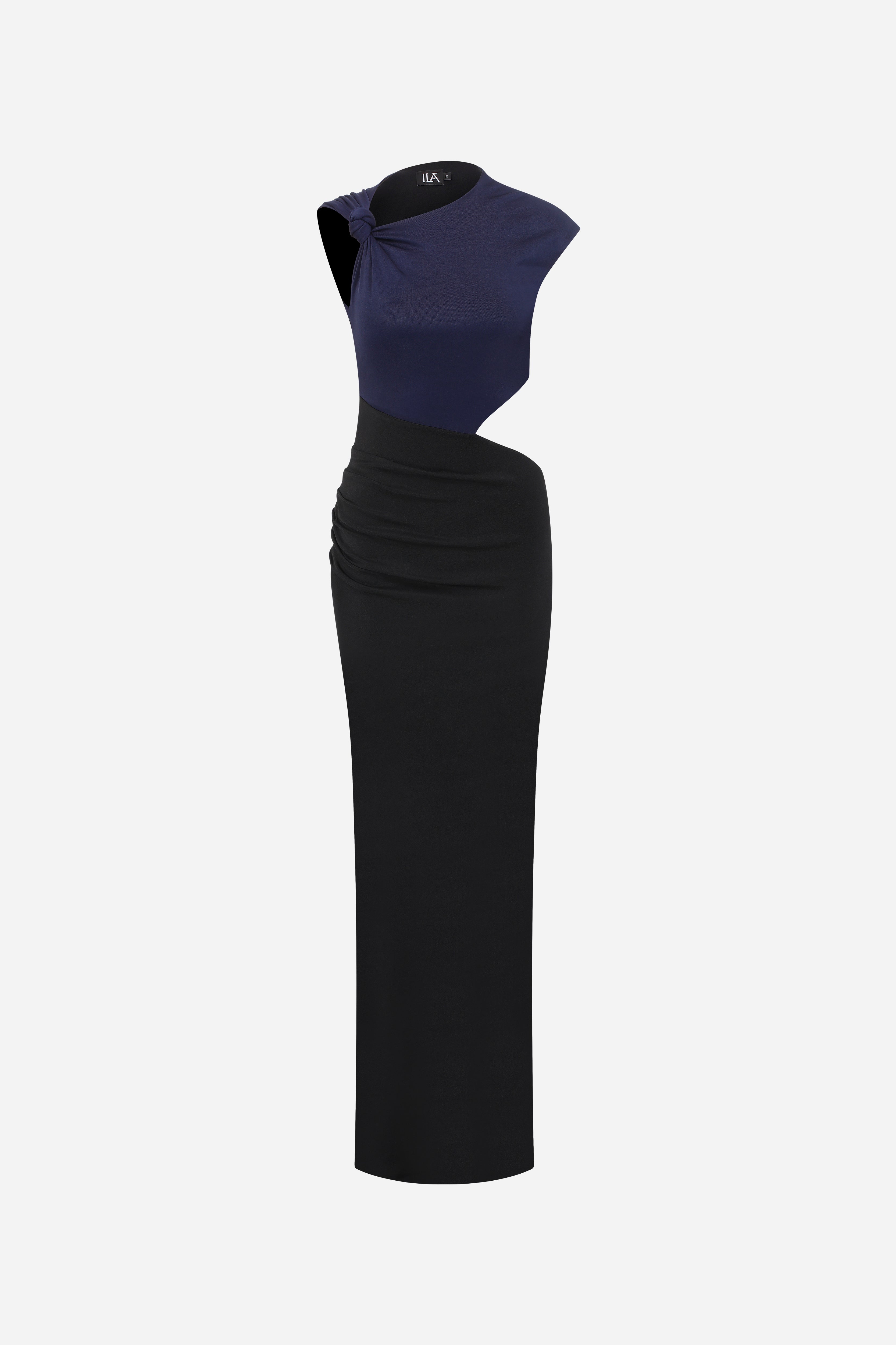IRMA - CUTOUT MAXI JERSEY DRESS