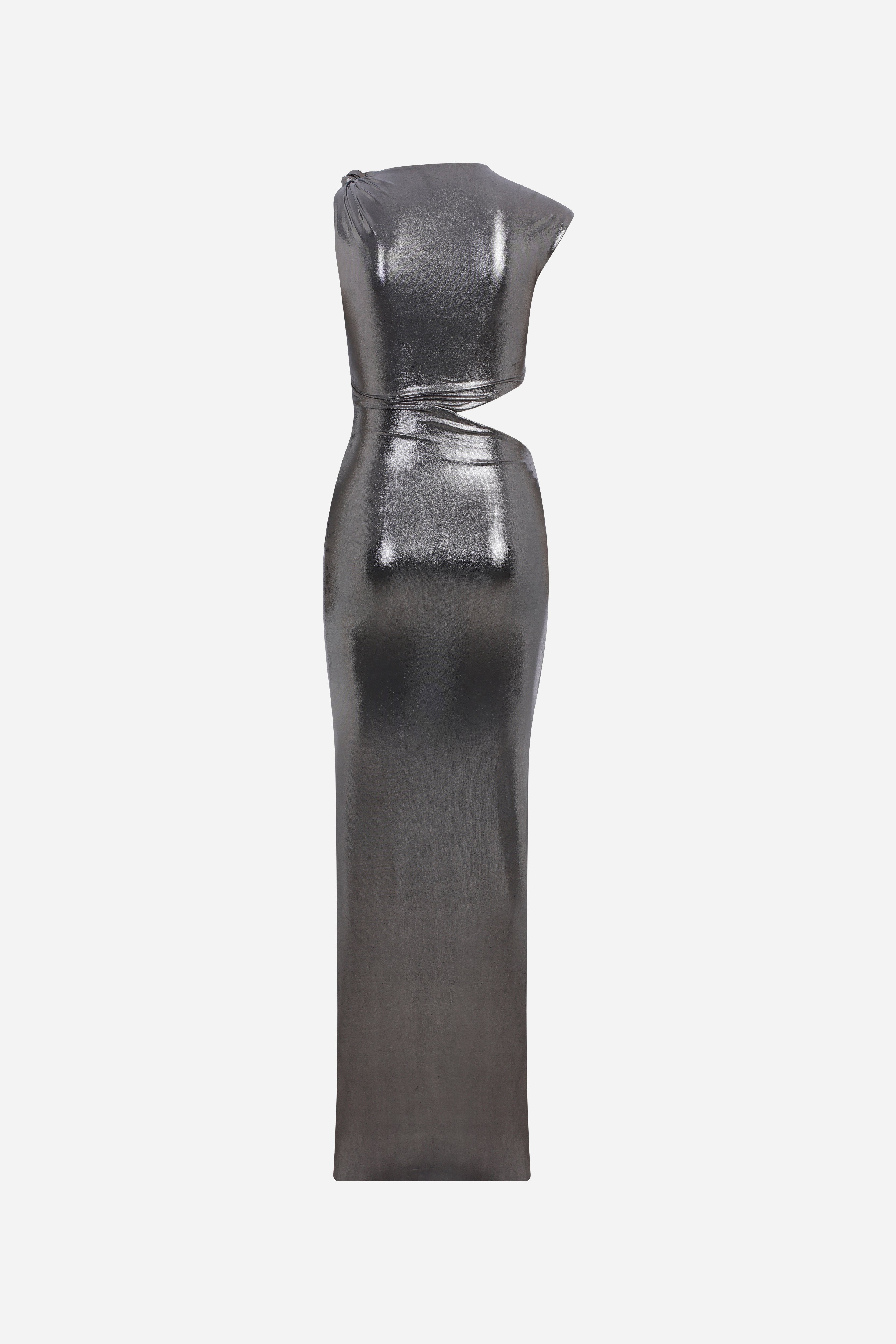 IRMA - CUTOUT MAXI JERSEY DRESS