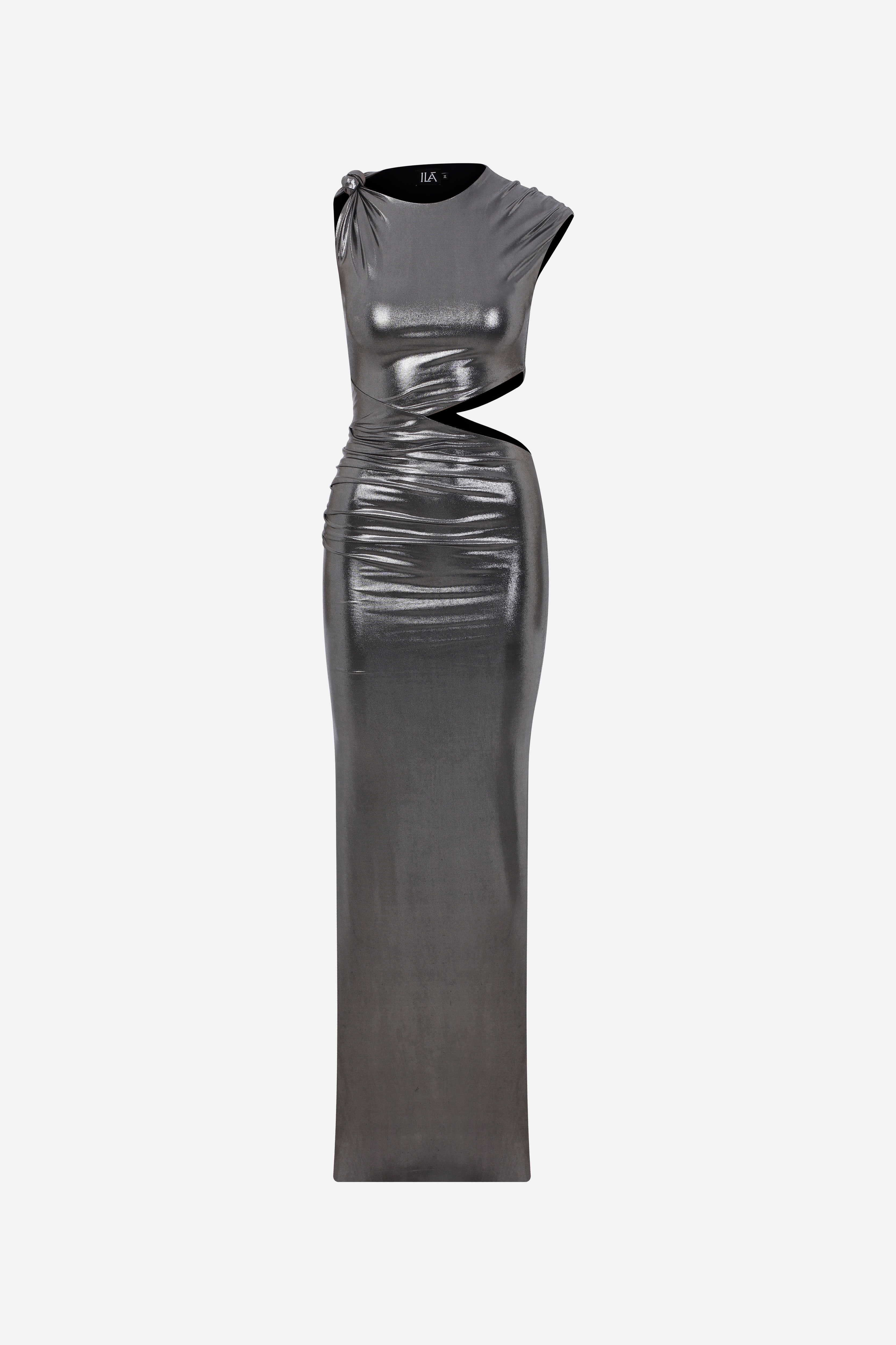 IRMA - CUTOUT MAXI JERSEY DRESS