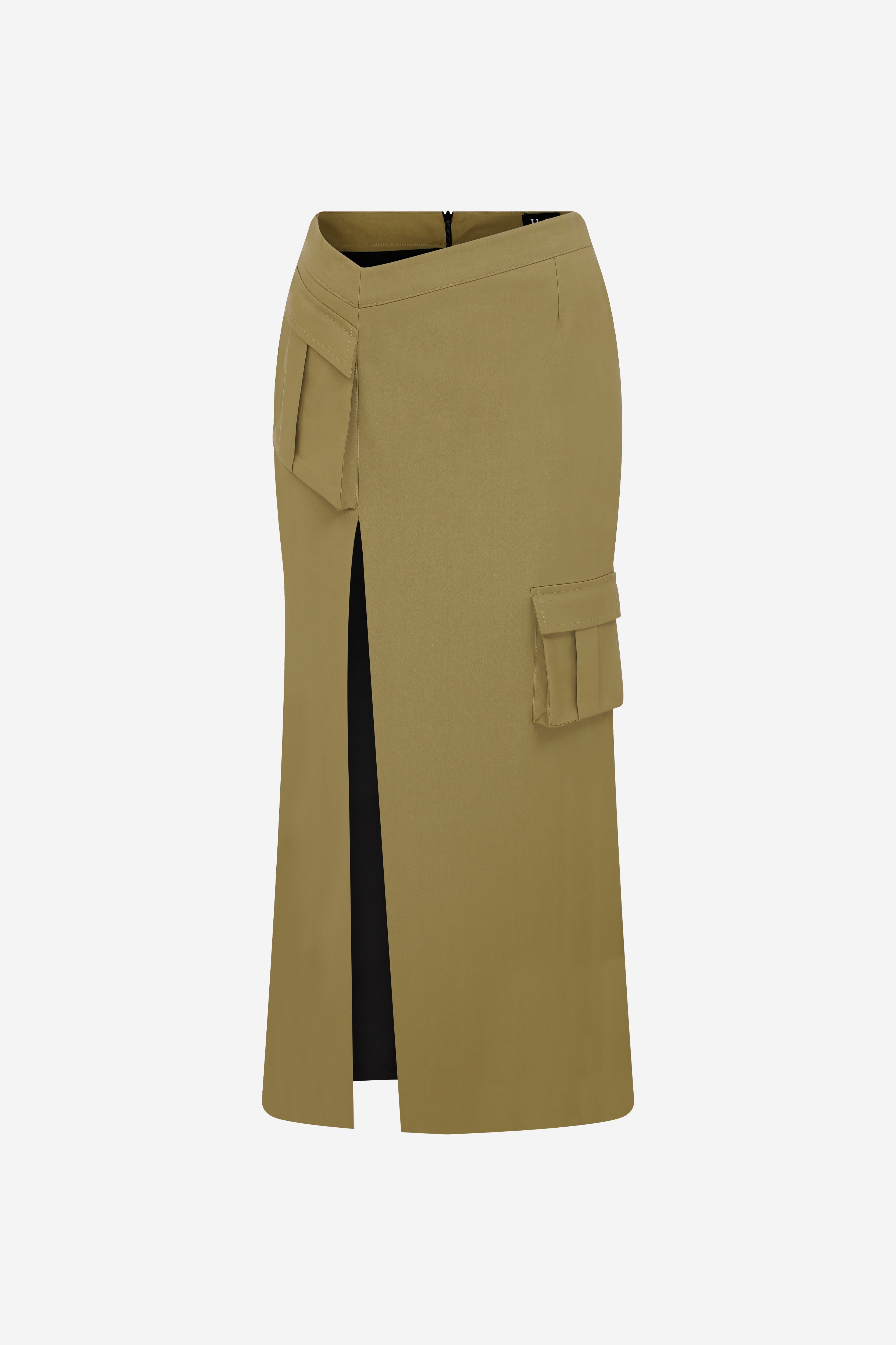 KELLY - MIDI SKIRT WITH CARGO POCKETS