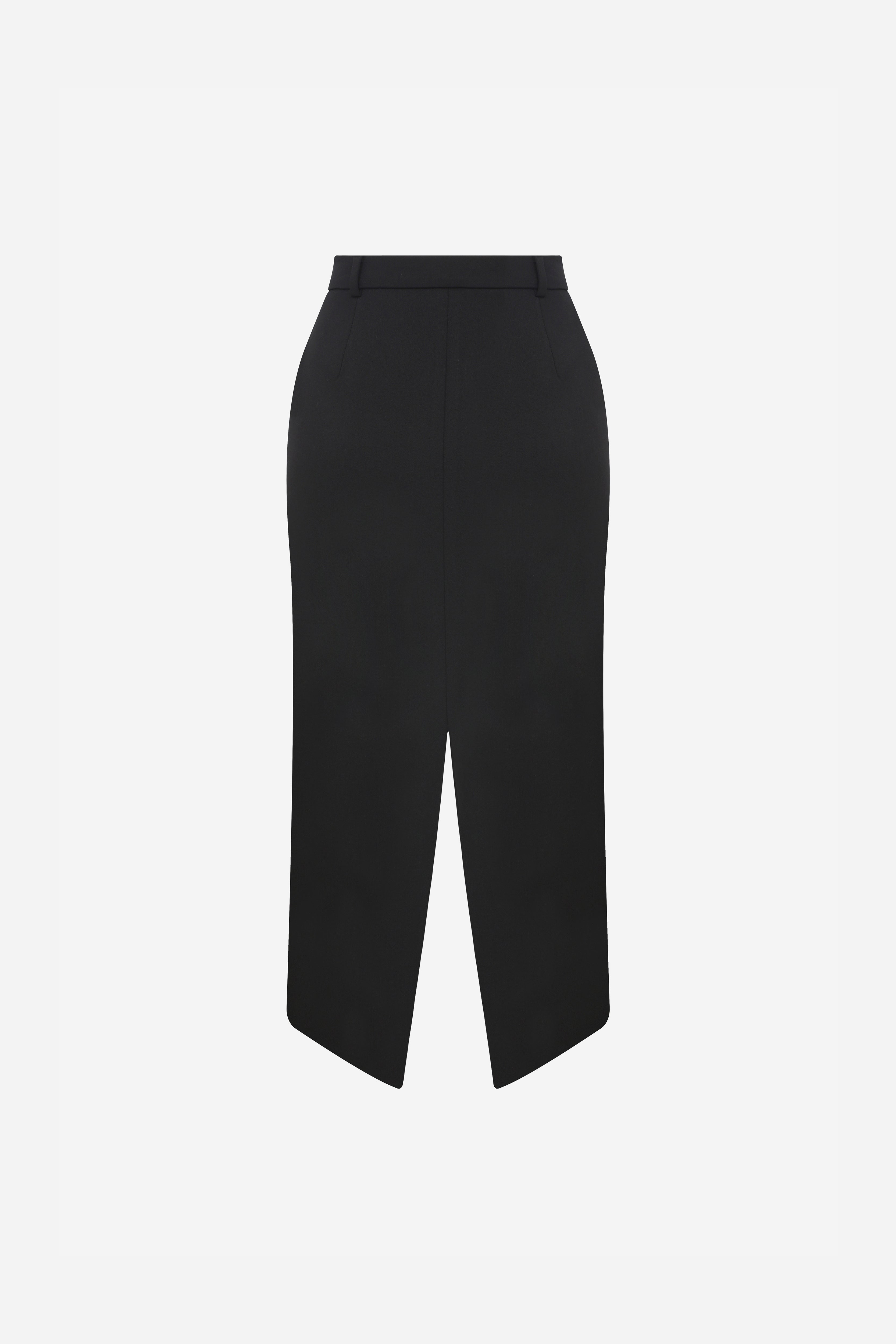 NINA - MIDI SKIRT WITH DOUBLE SLIT