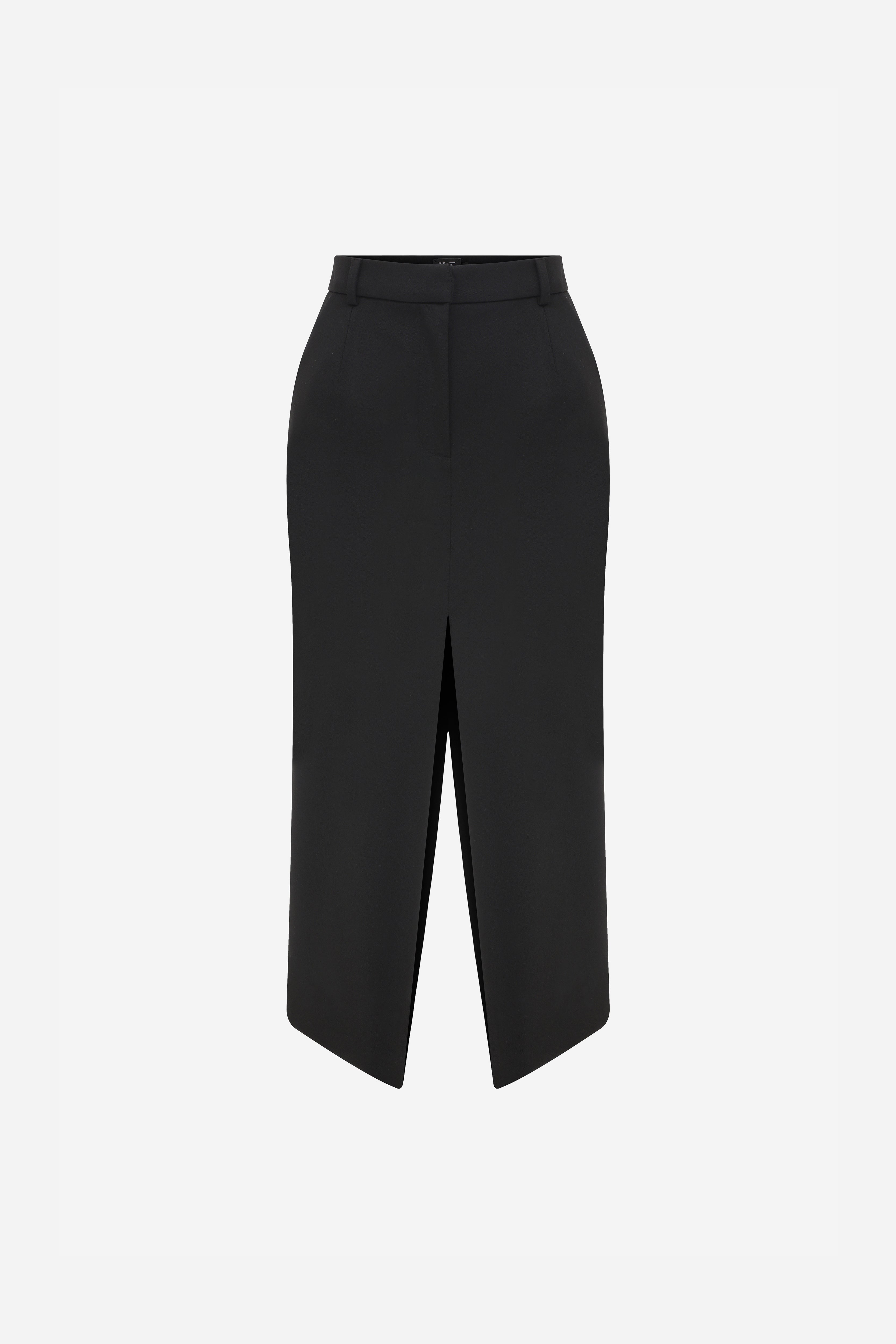 NINA - MIDI SKIRT WITH DOUBLE SLIT
