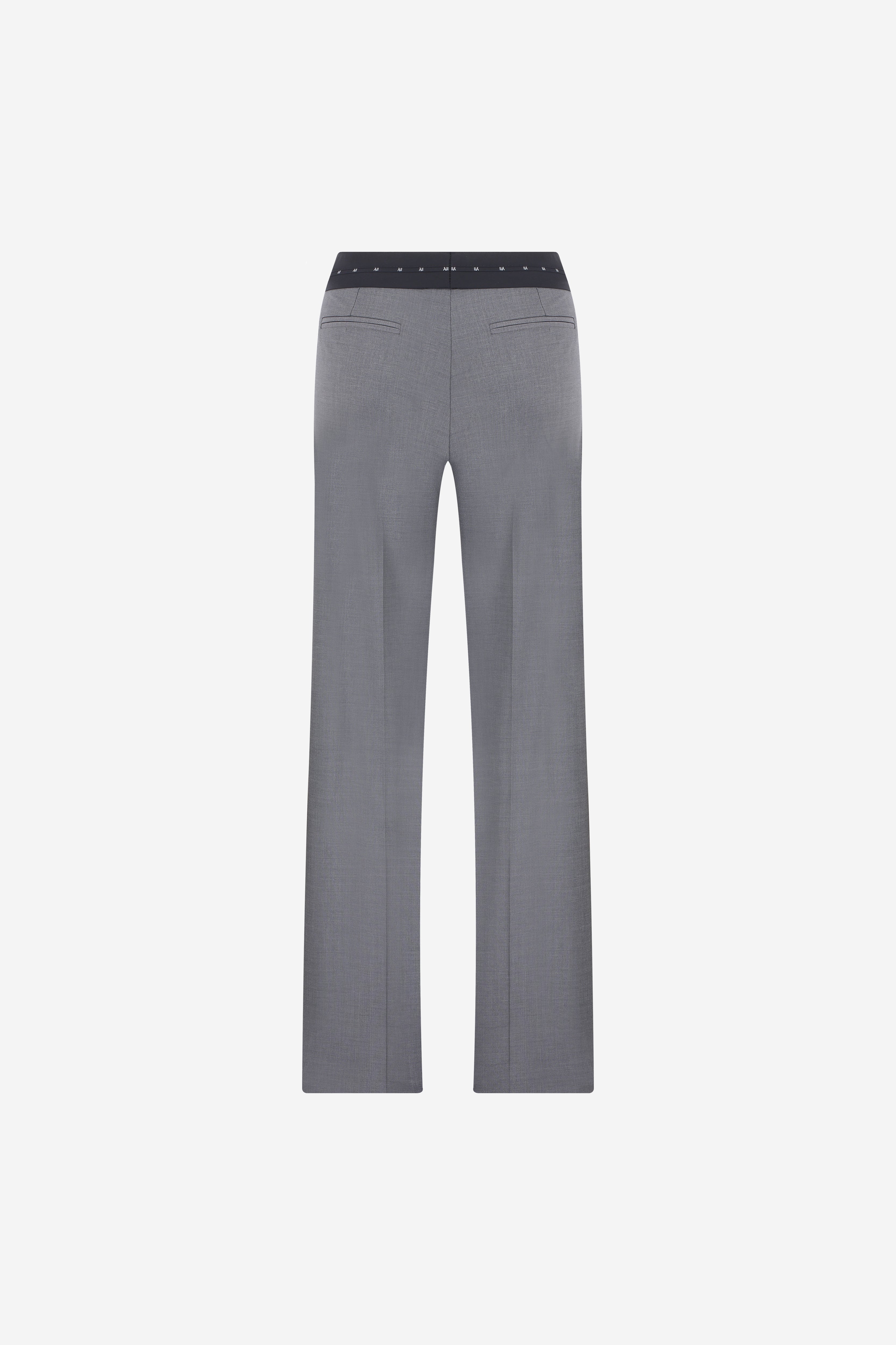 LANA - LOW WAIST WOOL TROUSERS