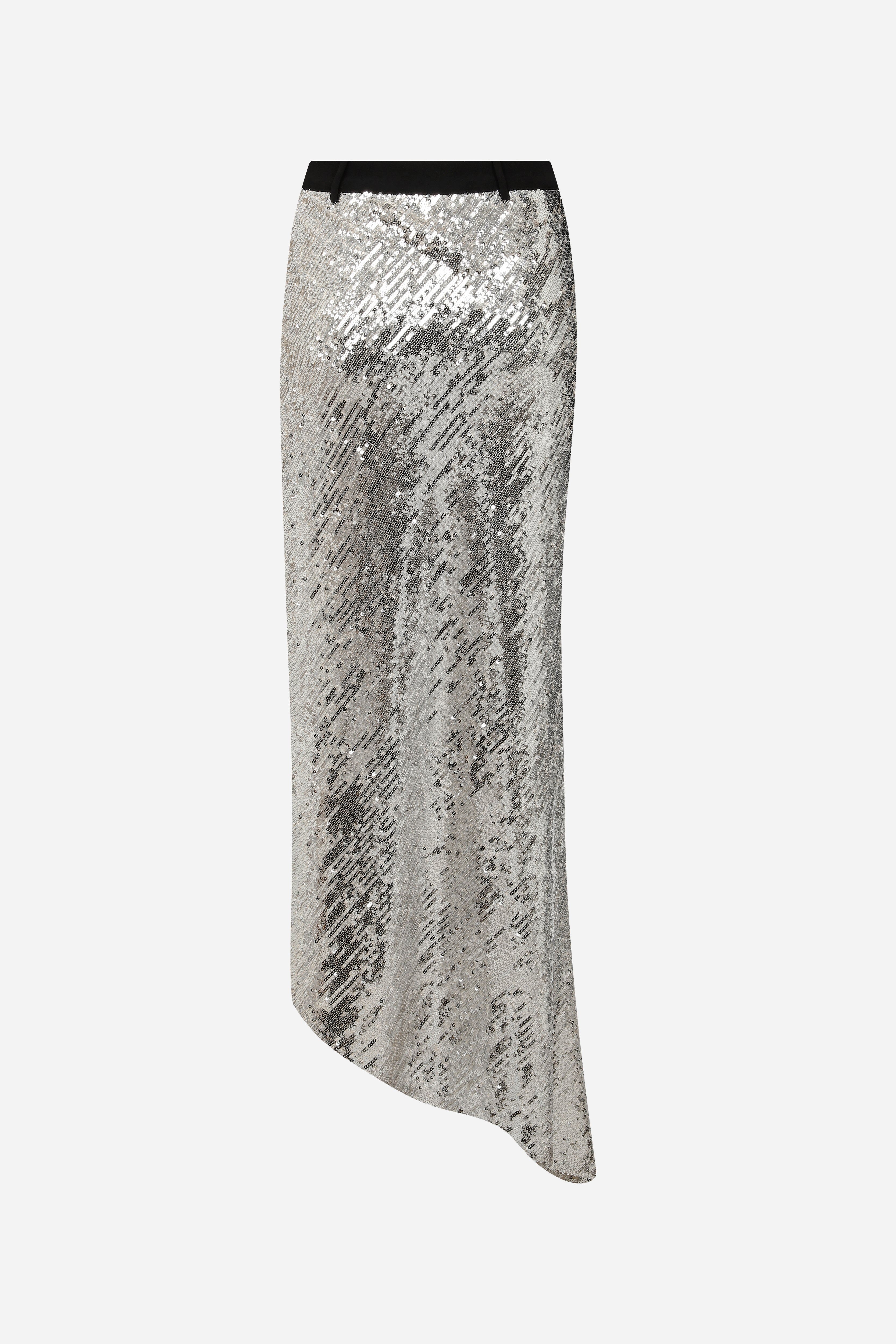 Galina - Sequined Midi Skirt With Bikini Detail