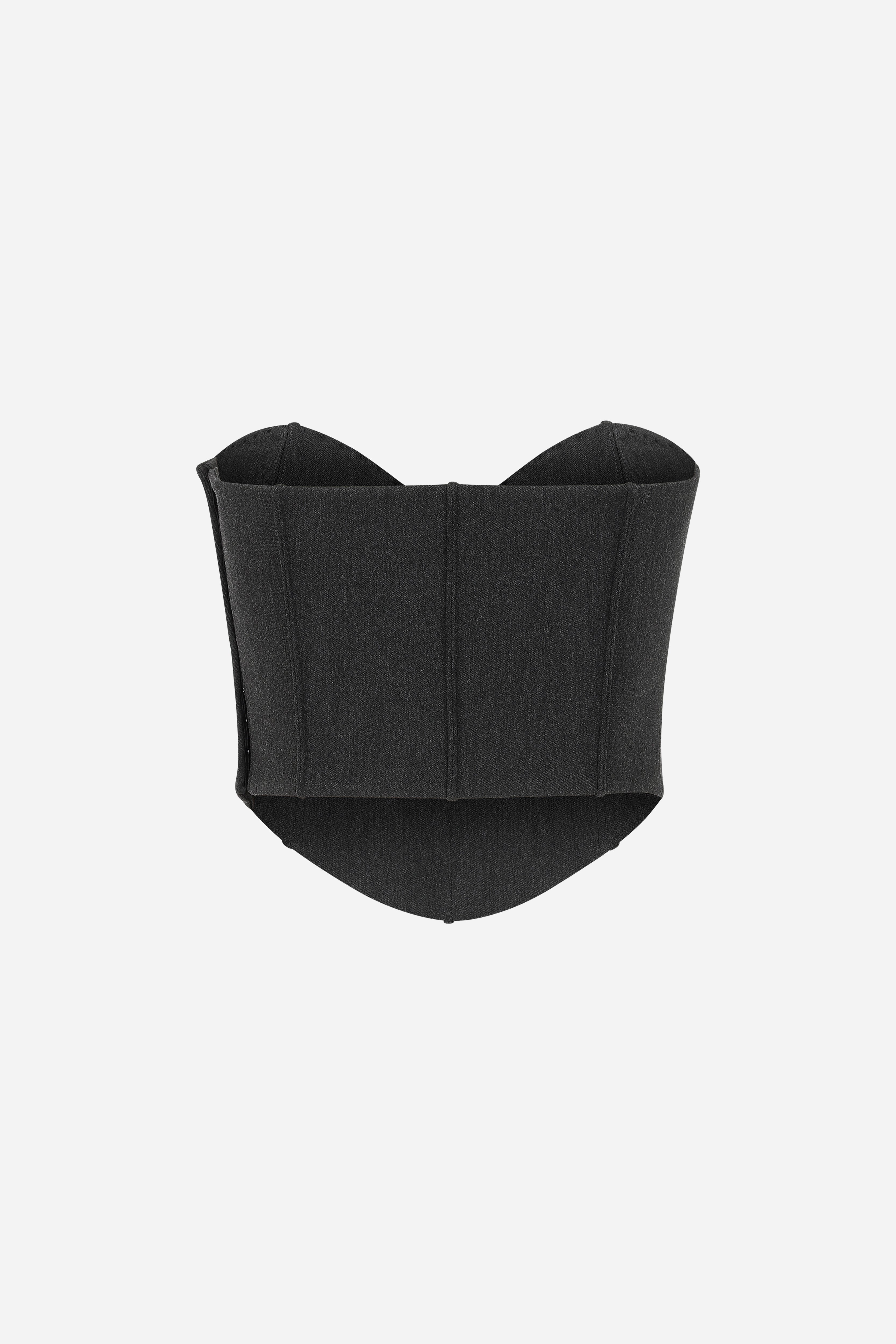 Nikki - Strapless Corset Top With Stitching Details
