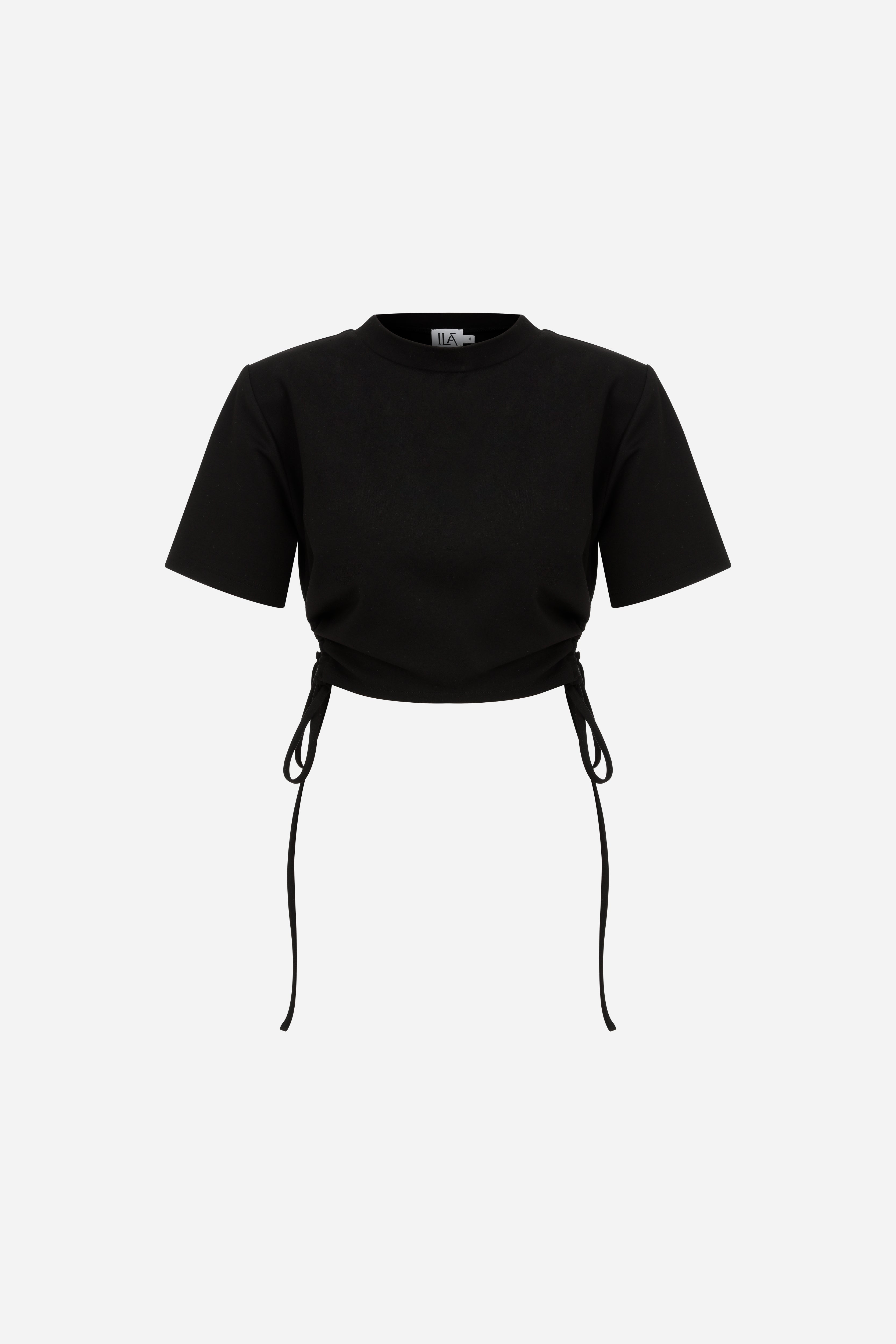 Viva - Cropped Tshirt With Side Detail