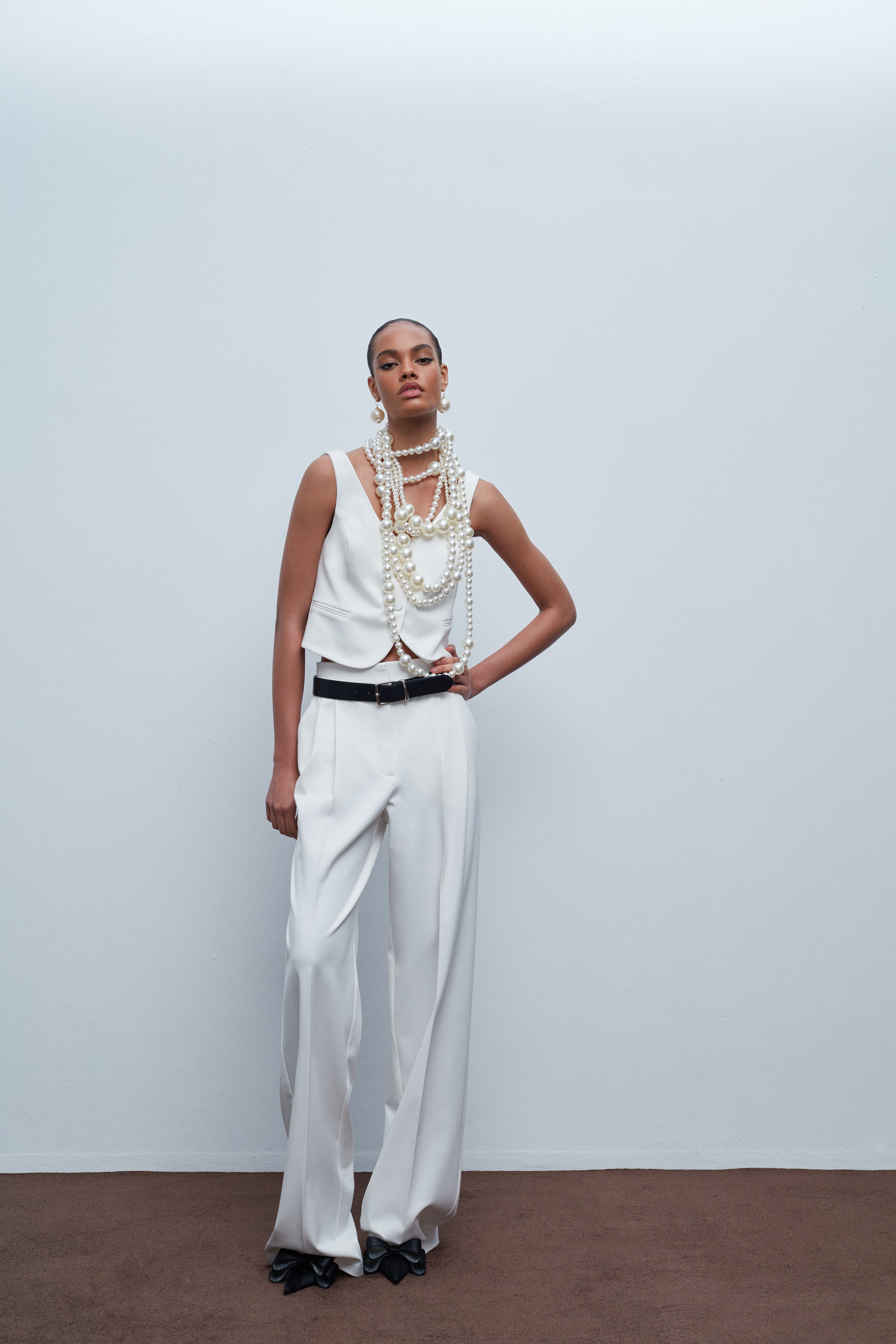 Olivia - Tailored Double Pleated Trousers