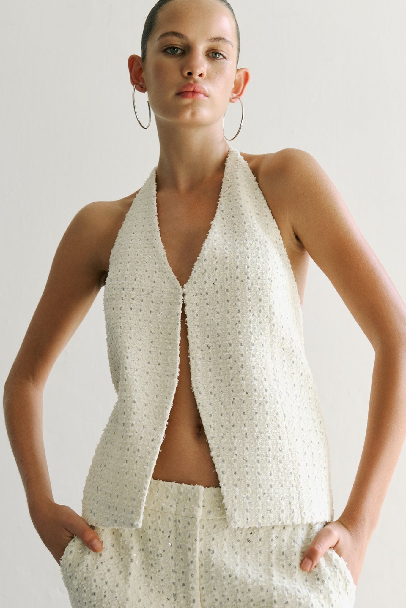 Joie - Denim Backless Vest