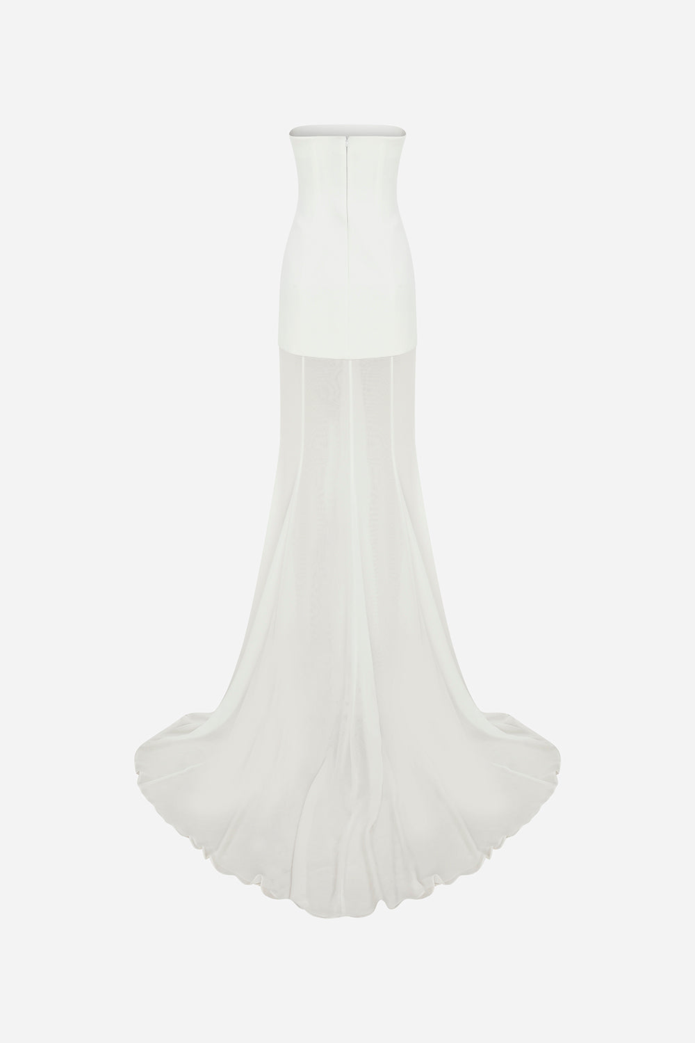 Isabel - Strapless Chiffon Maxi Dress