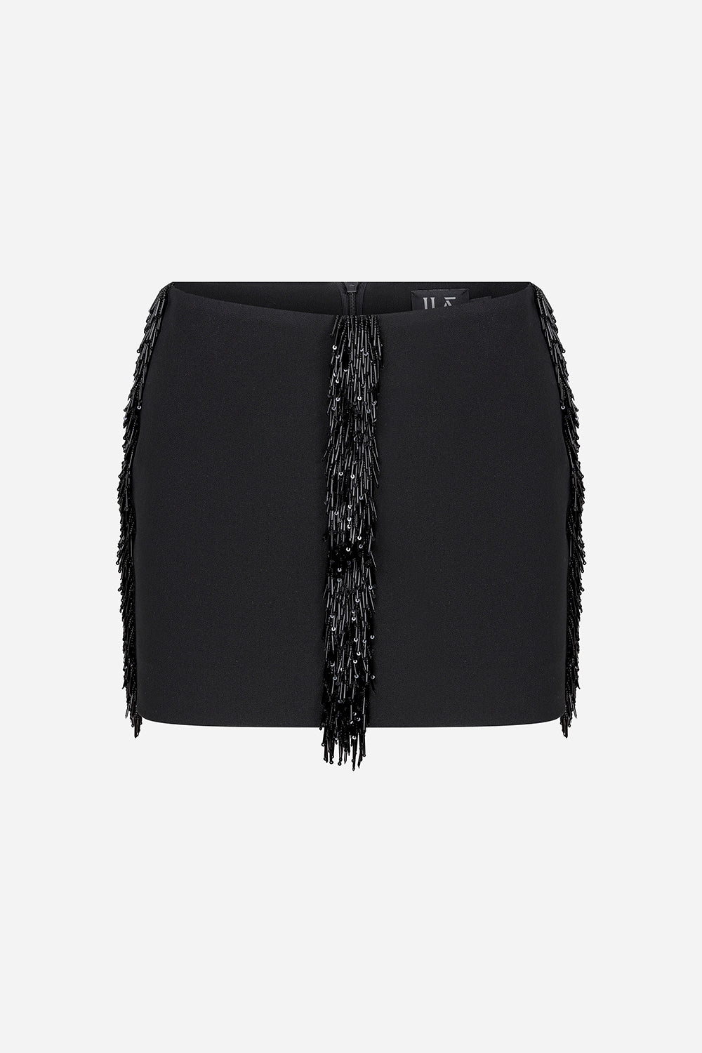 Ivy - Beaded Fringe Detailed Mini Skirt