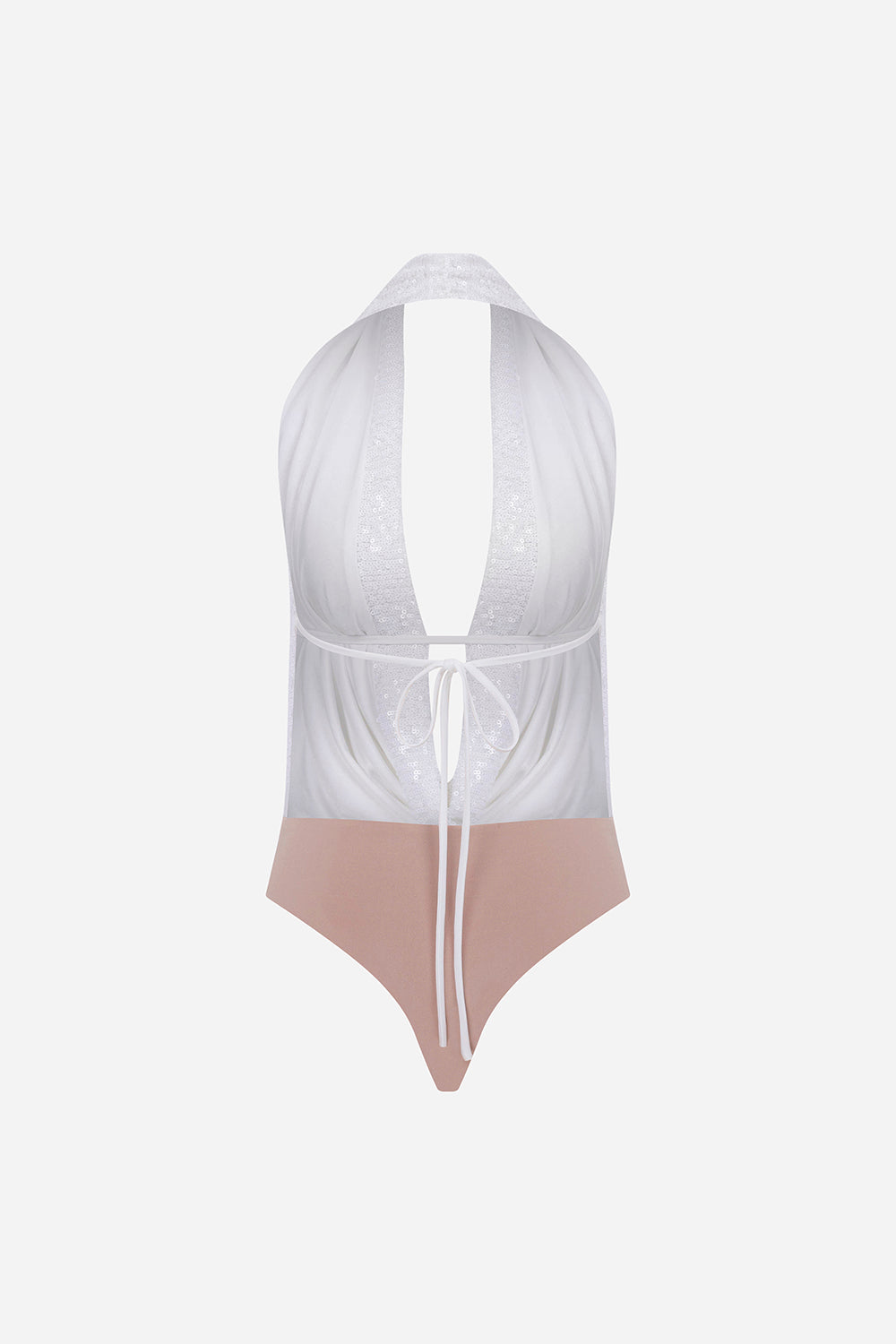 Dolly - Cowl Neck Sequin Body