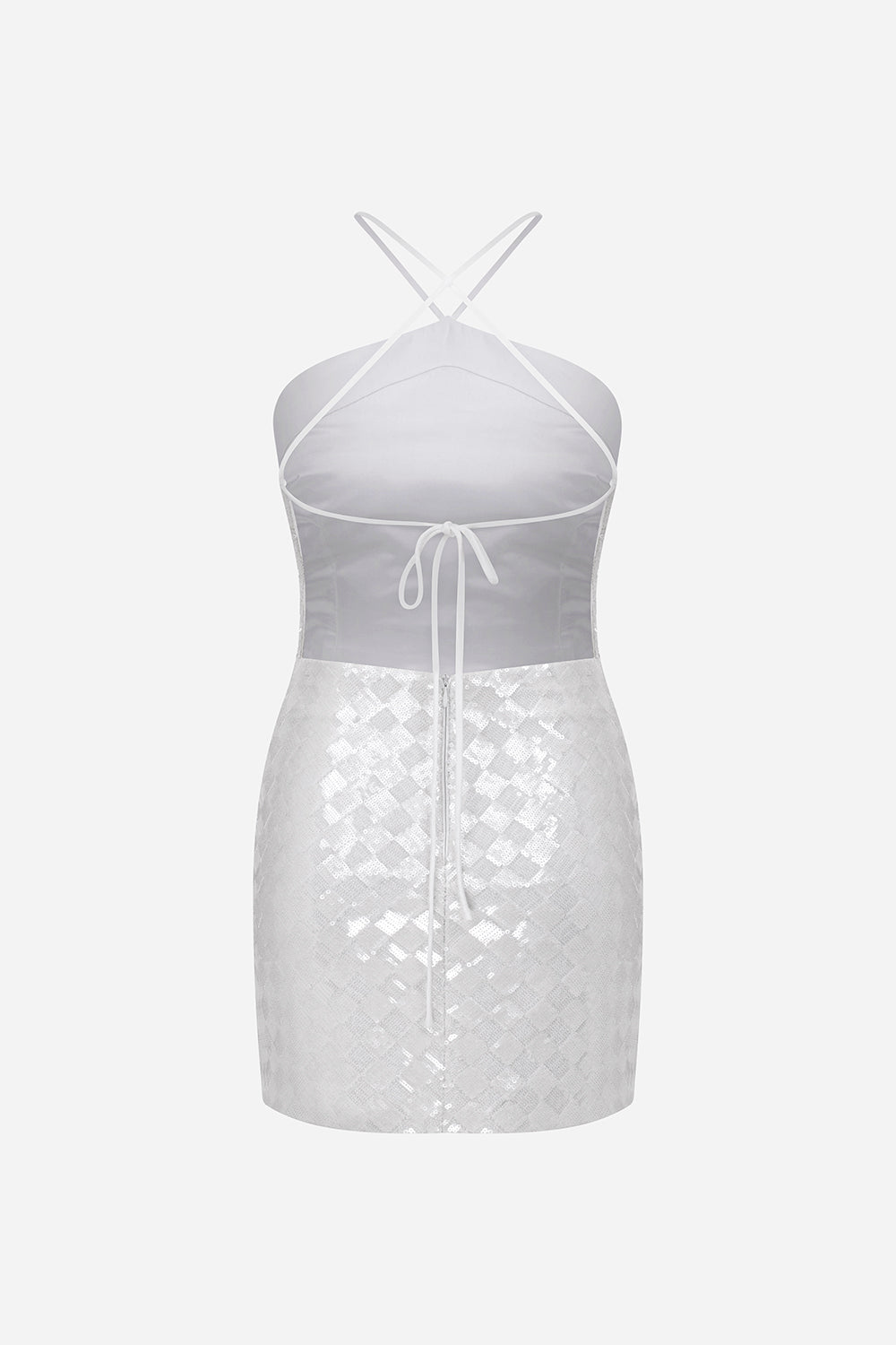 Lilian - Mini Sequin Dress With Hand Stitched Mirrors