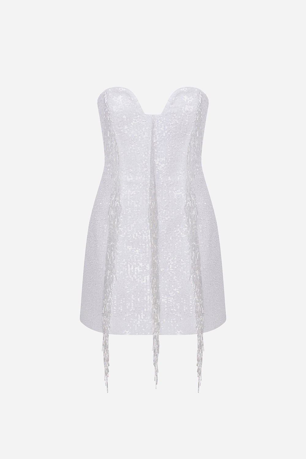 Eloide - Sequin Mini Dress With Beaded Fringe Detail
