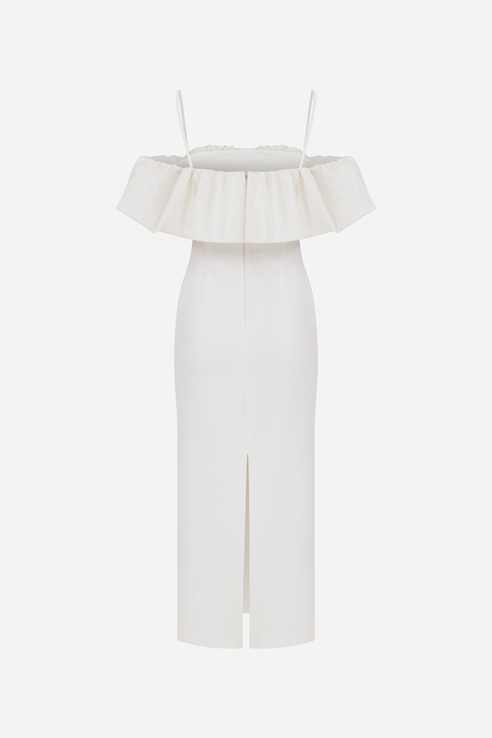 Sarah - Voluminous Strapless Midi Dress