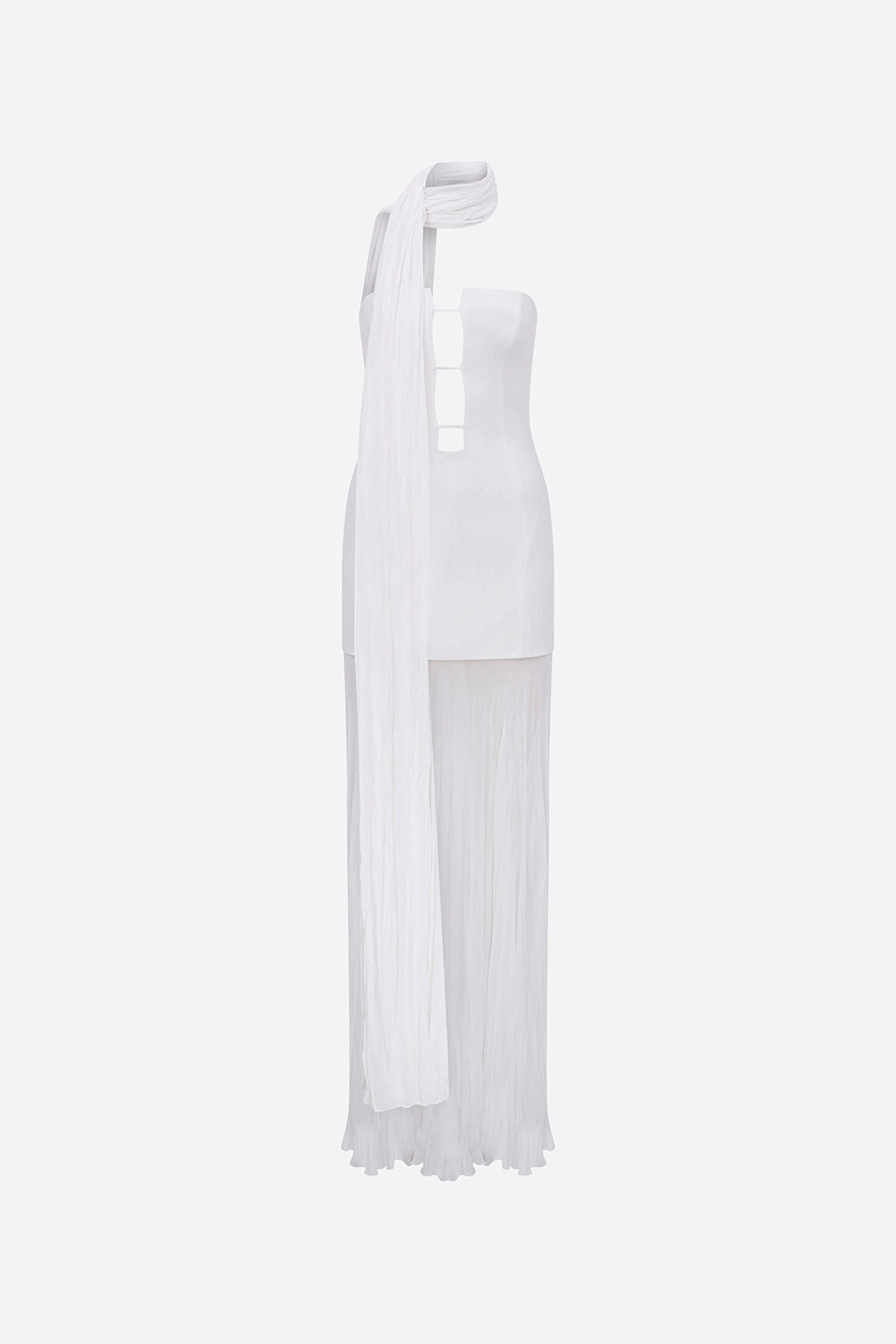 Laura - Strapless 3-String Dress With Crushed Chiffon Detail