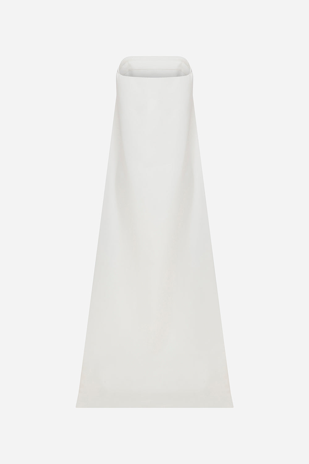 Arielle - Strapless Midi Dress With Long Train On The Back