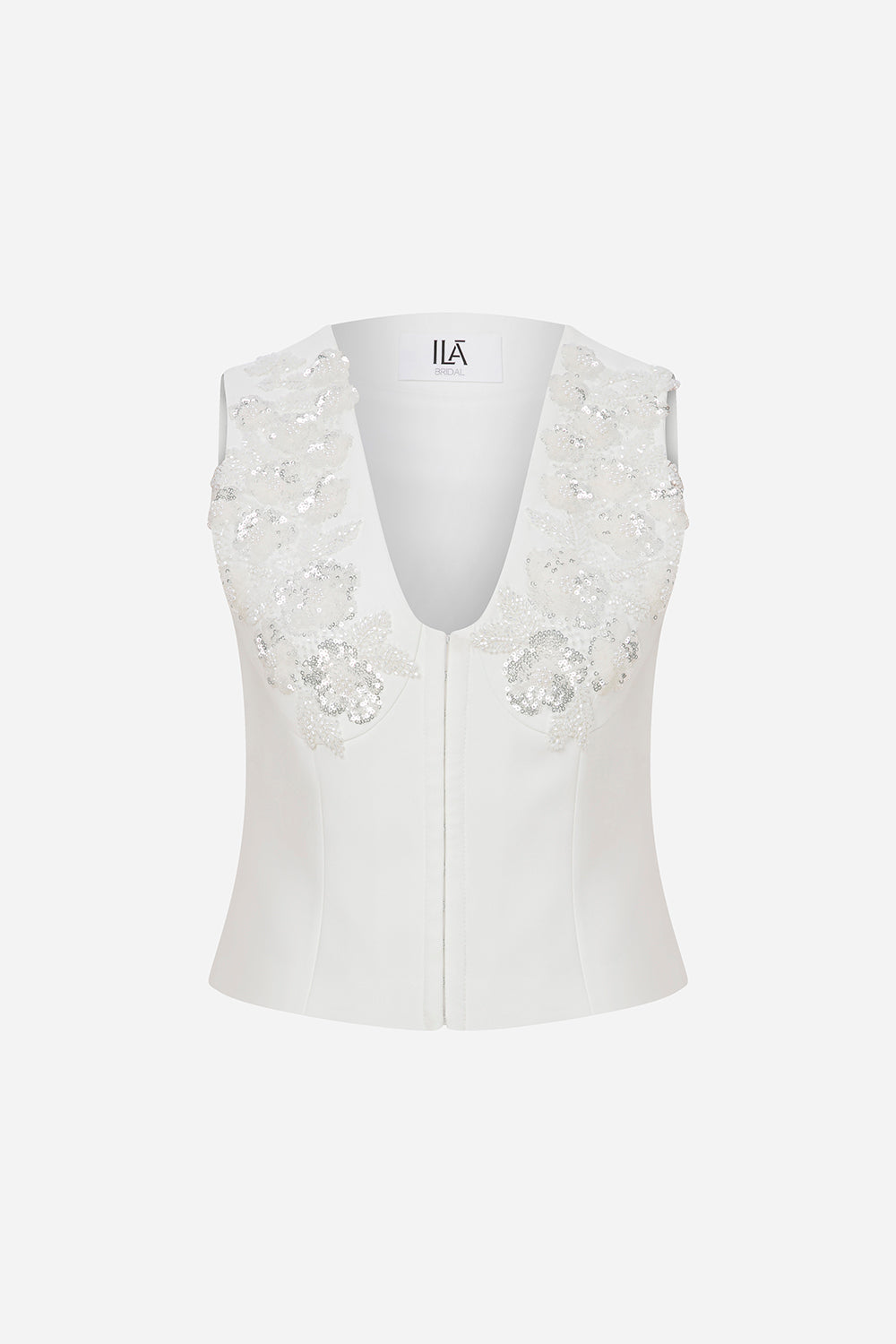 Terry - Applique Detailed Vest