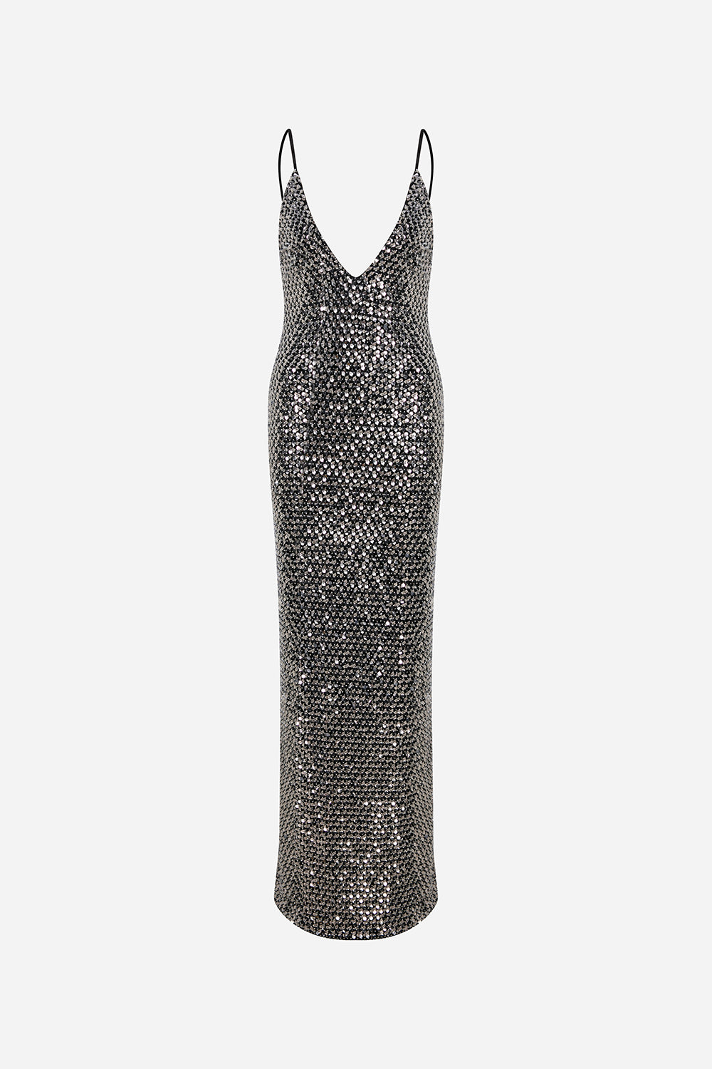 Gia - V Neck Sequin Maxi Dress