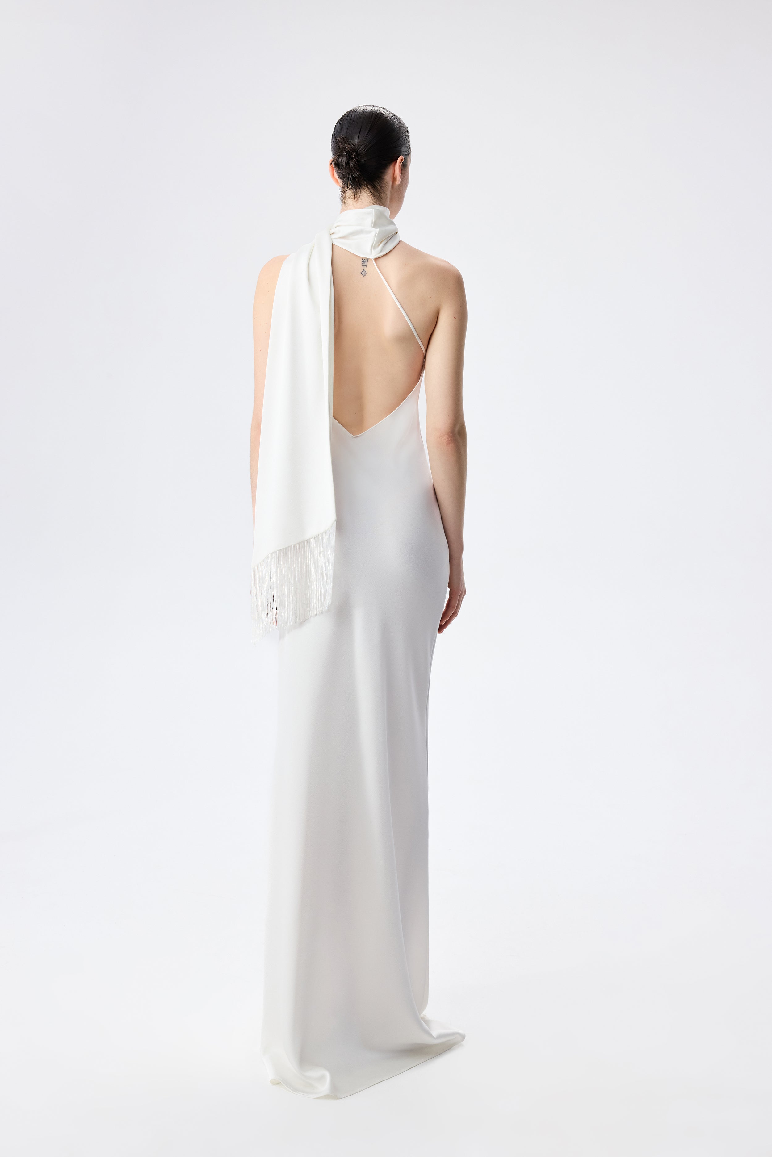 Brice - One Shoulder Satin Maxi Dress