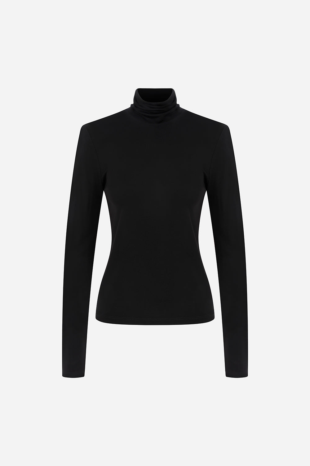 Via - Turtle Neck Top