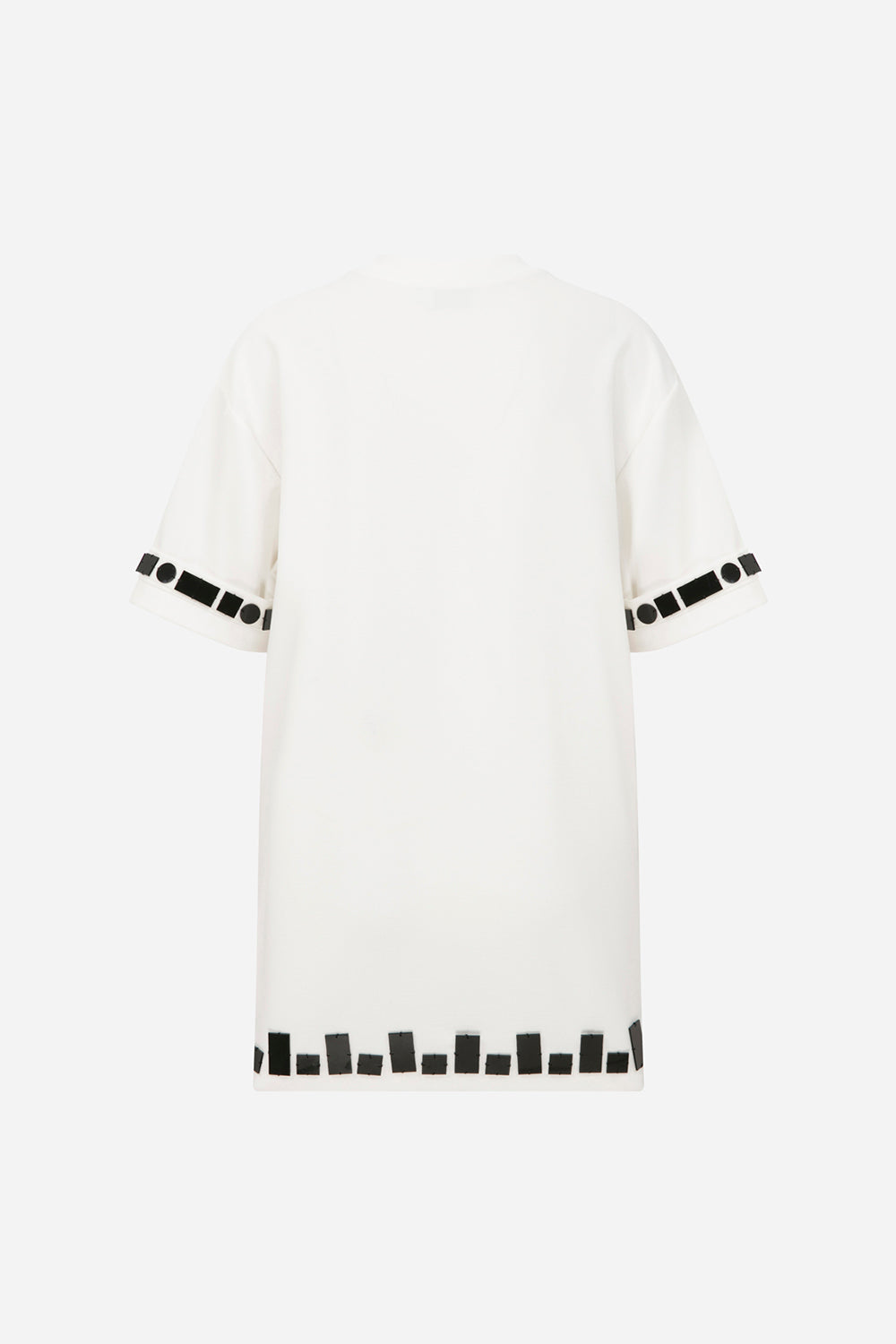 Patsy - Oversize Tshirt With Hand Stitched Mirrors
