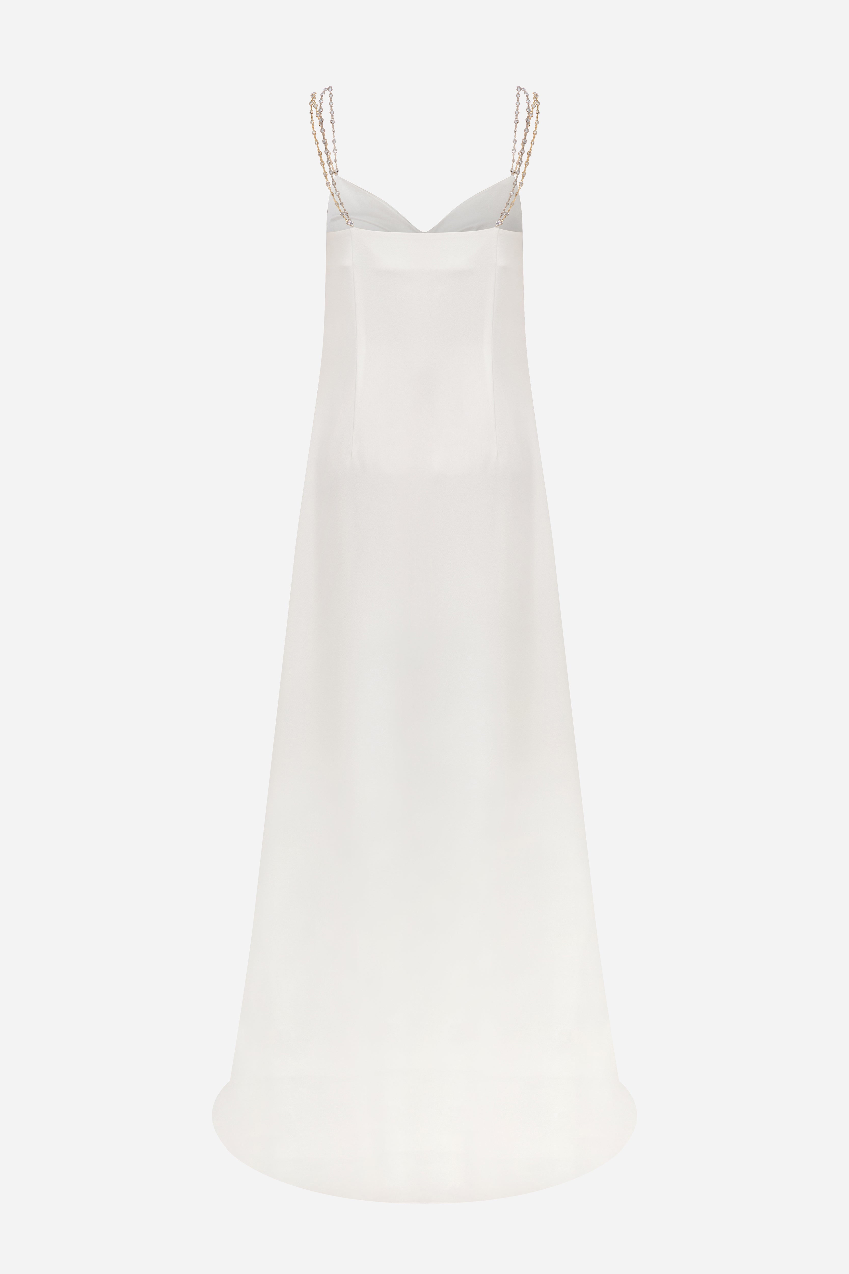 Suri - Satin Assymetrical Crop Blouse
