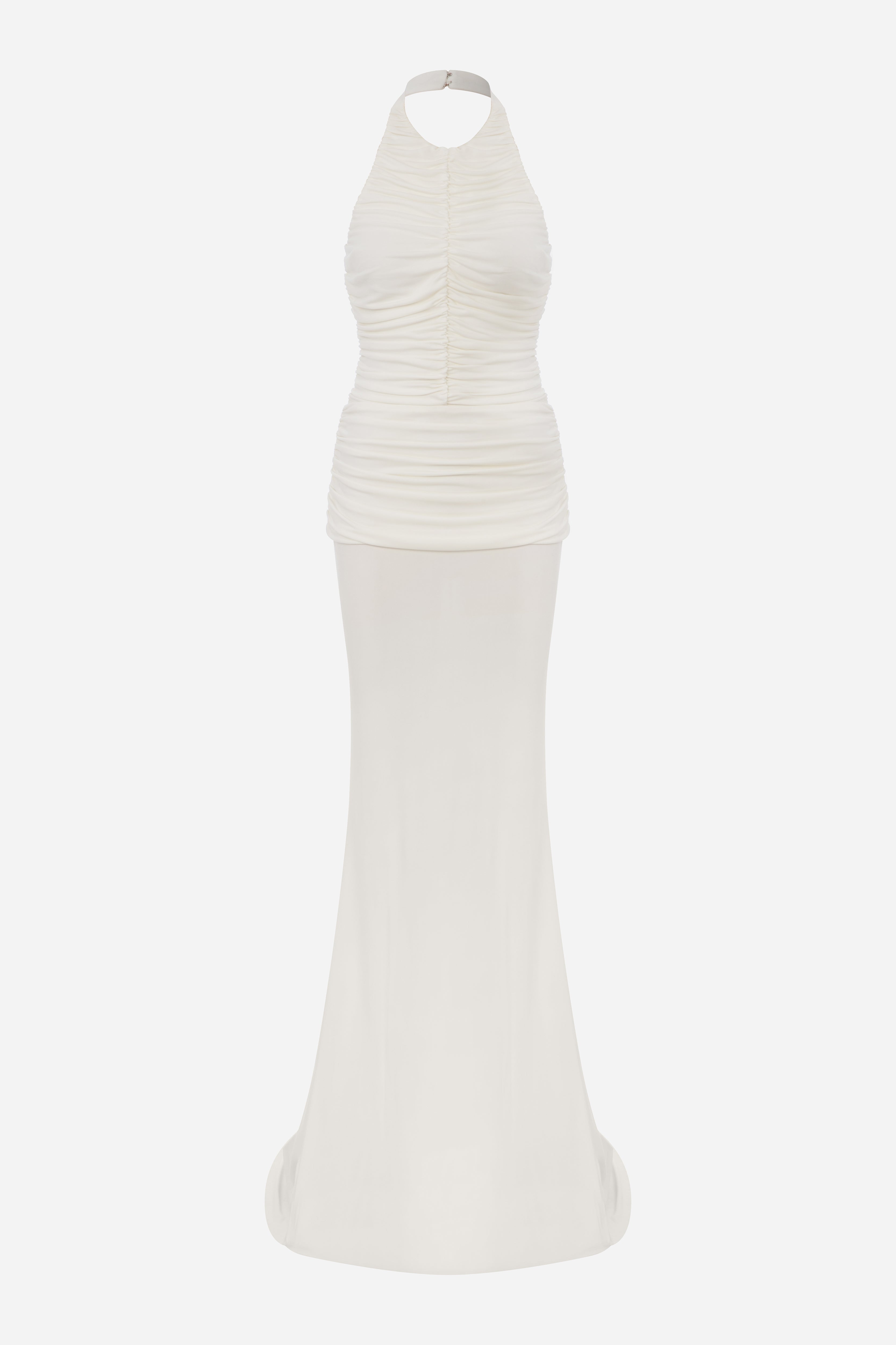 Gloria - Back Detailed Jersey Maxi Dress