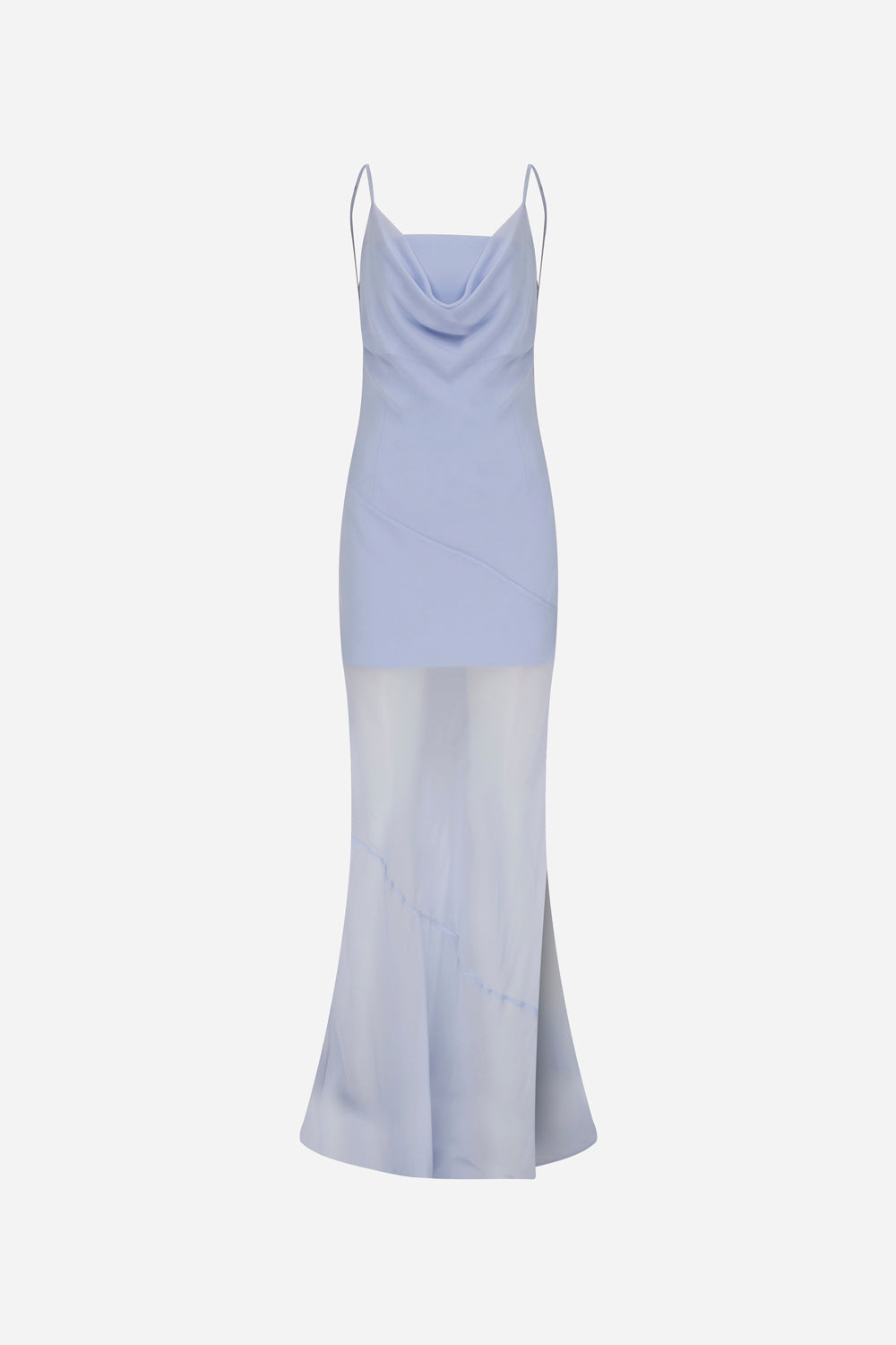 Anastasia-Strapless Mini Dress With A Chiffon Maxi Dress Overlay
