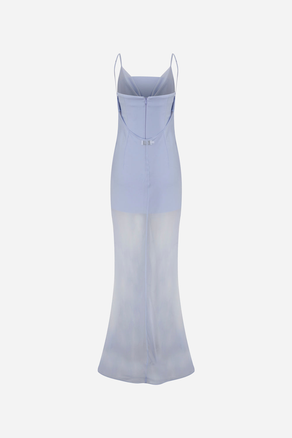 Anastasia-Strapless Mini Dress With A Chiffon Maxi Dress Overlay