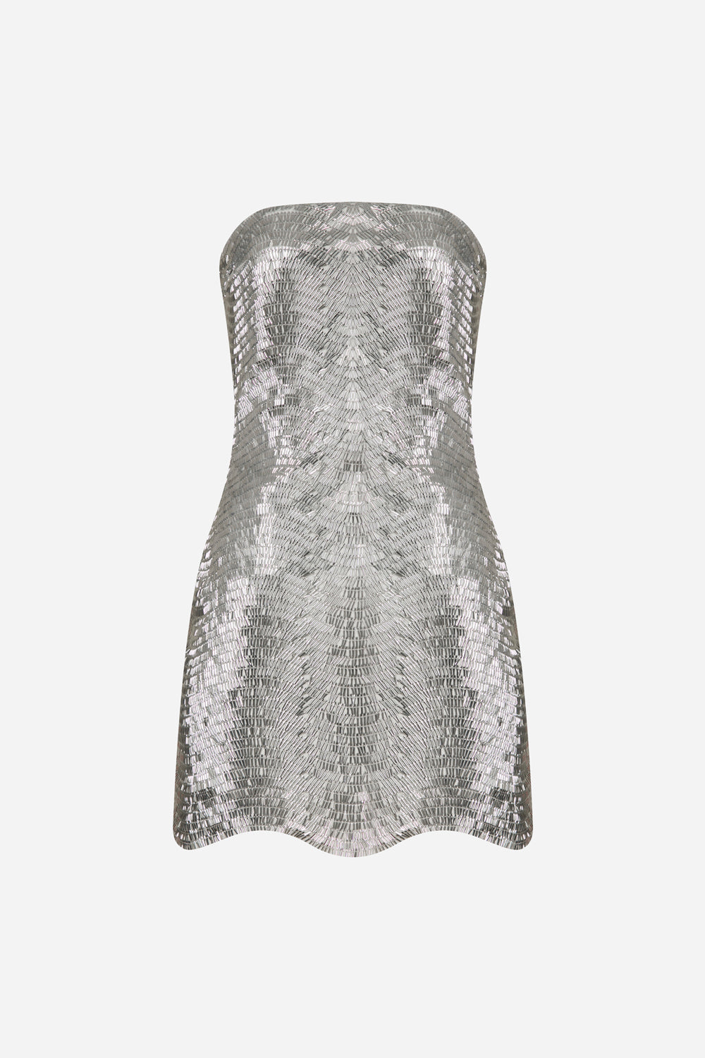 Moss - Strapless Sequinned Dress