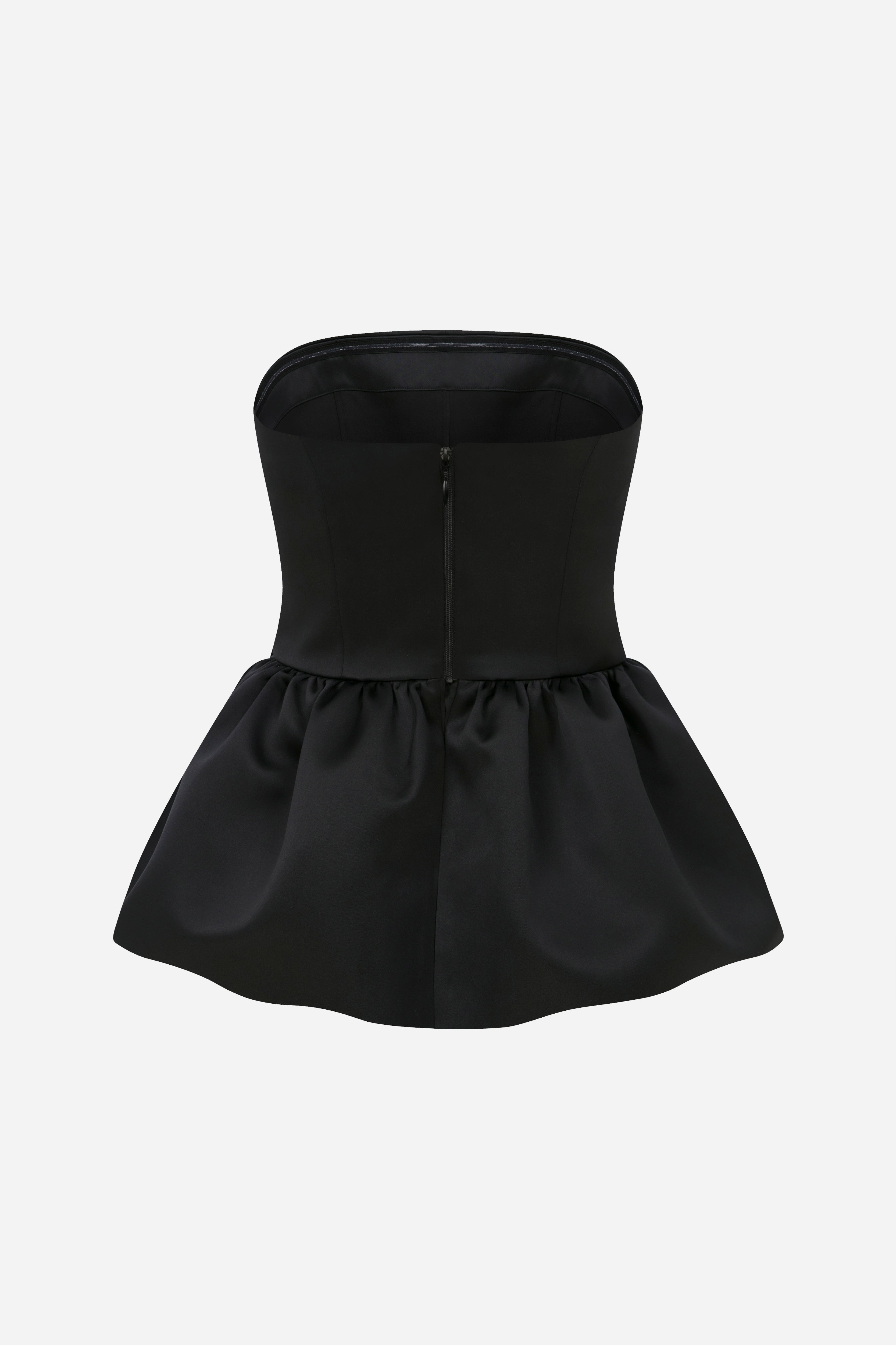 Jackie - Strapless Top With Peplum