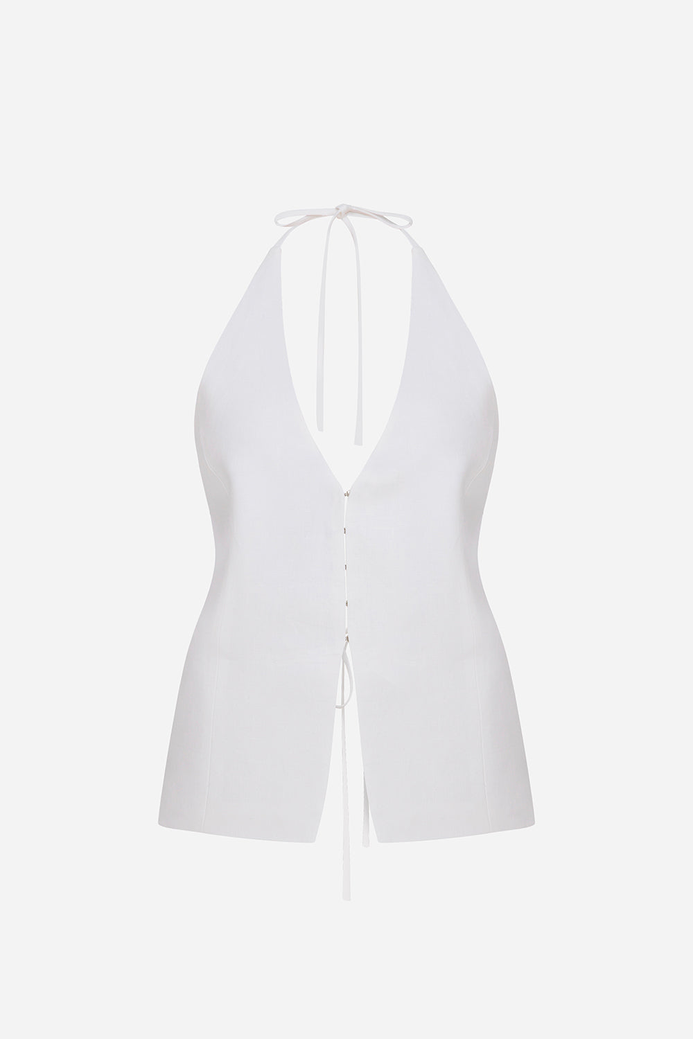 Gilly - Linen Backless Vest