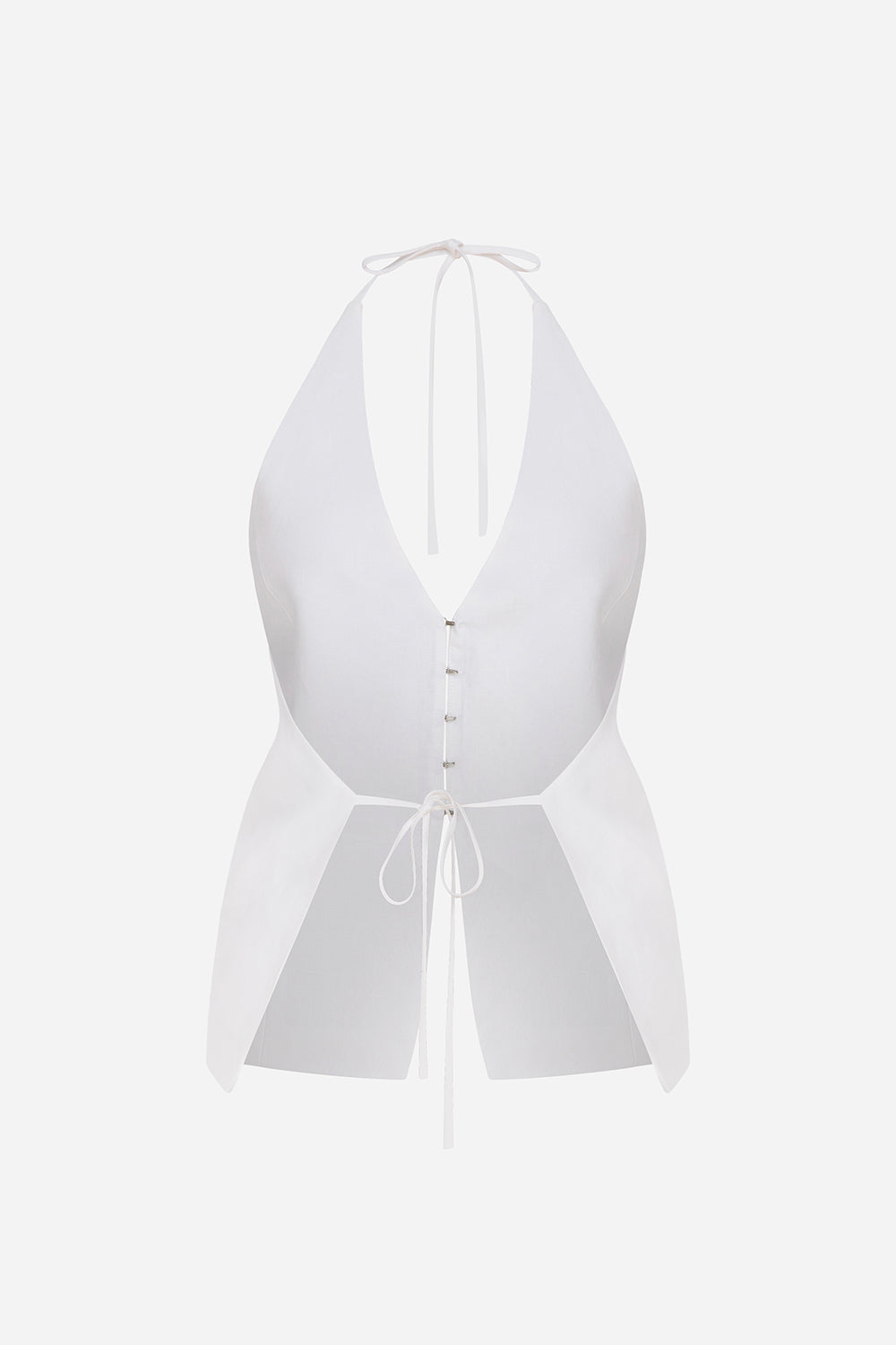 Gilly - Linen Backless Vest