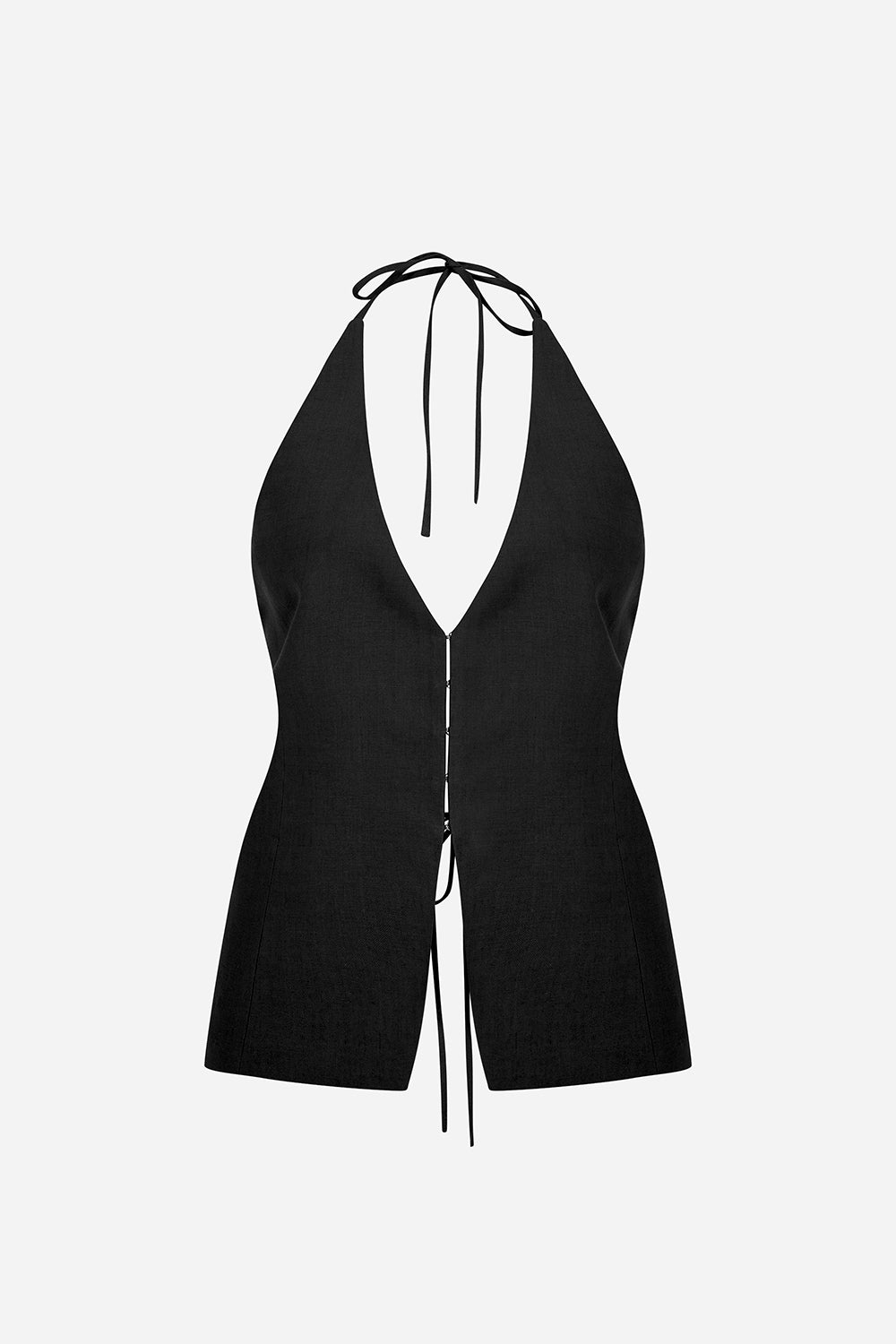 Gilly - Linen Backless Vest
