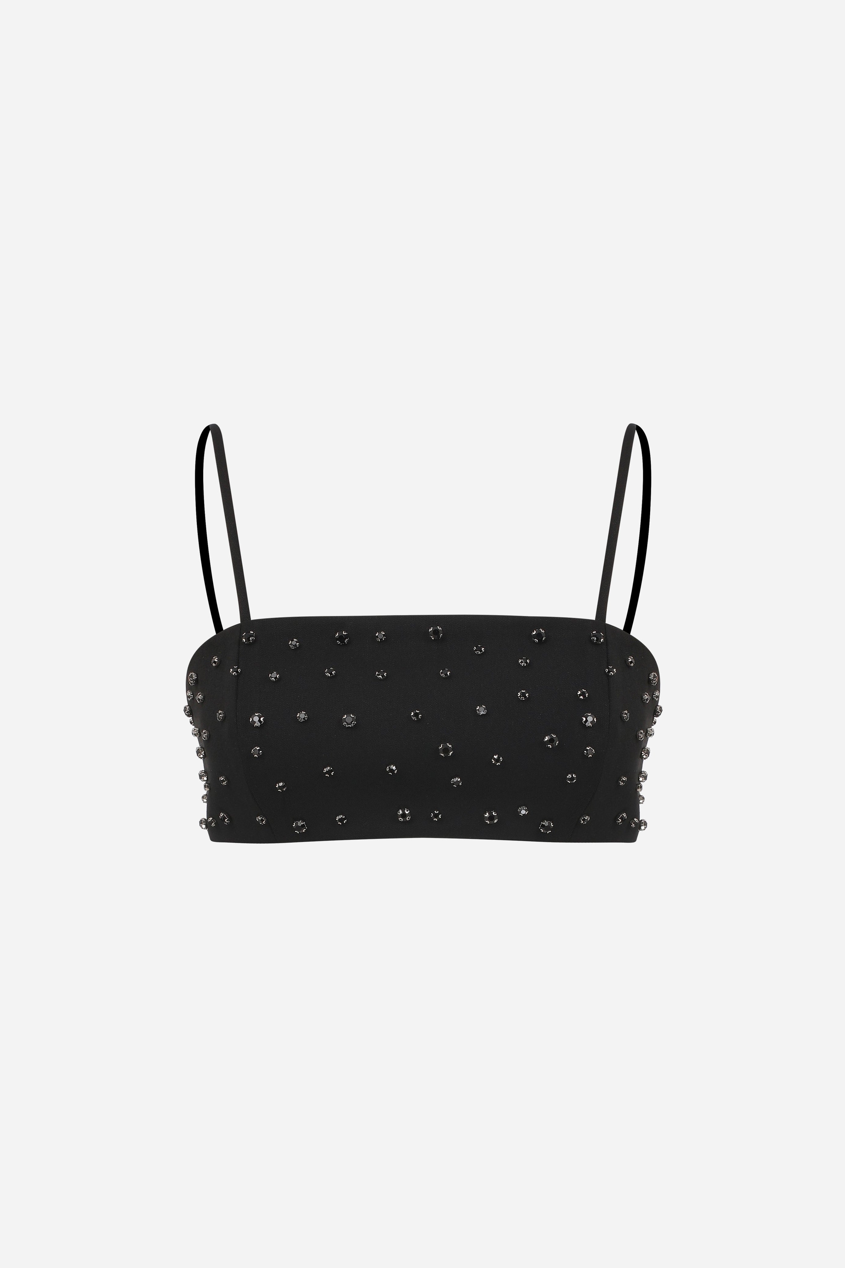 Jill - Embellished Crop Top