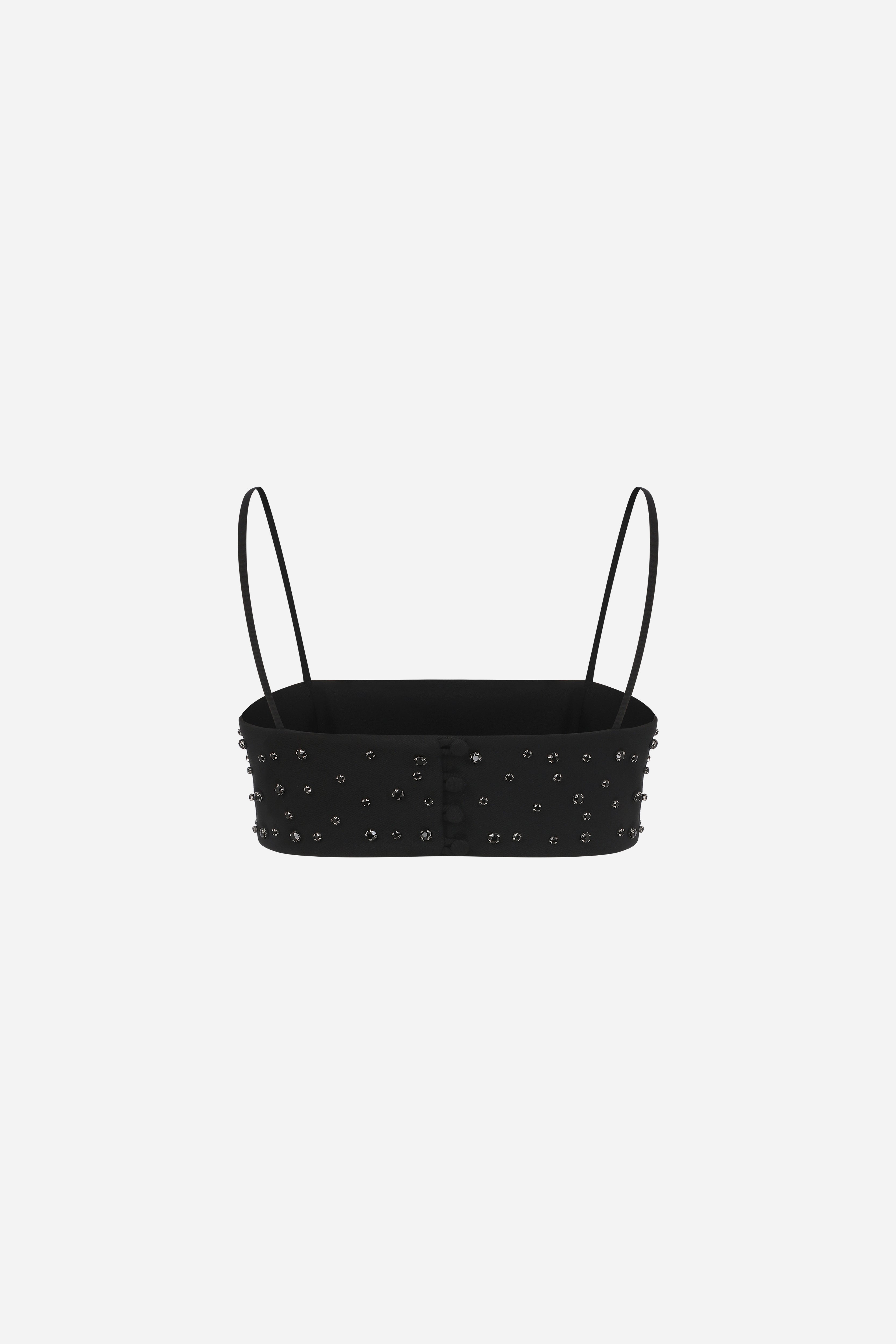 JILL- EMBELLISHED CROP TOP