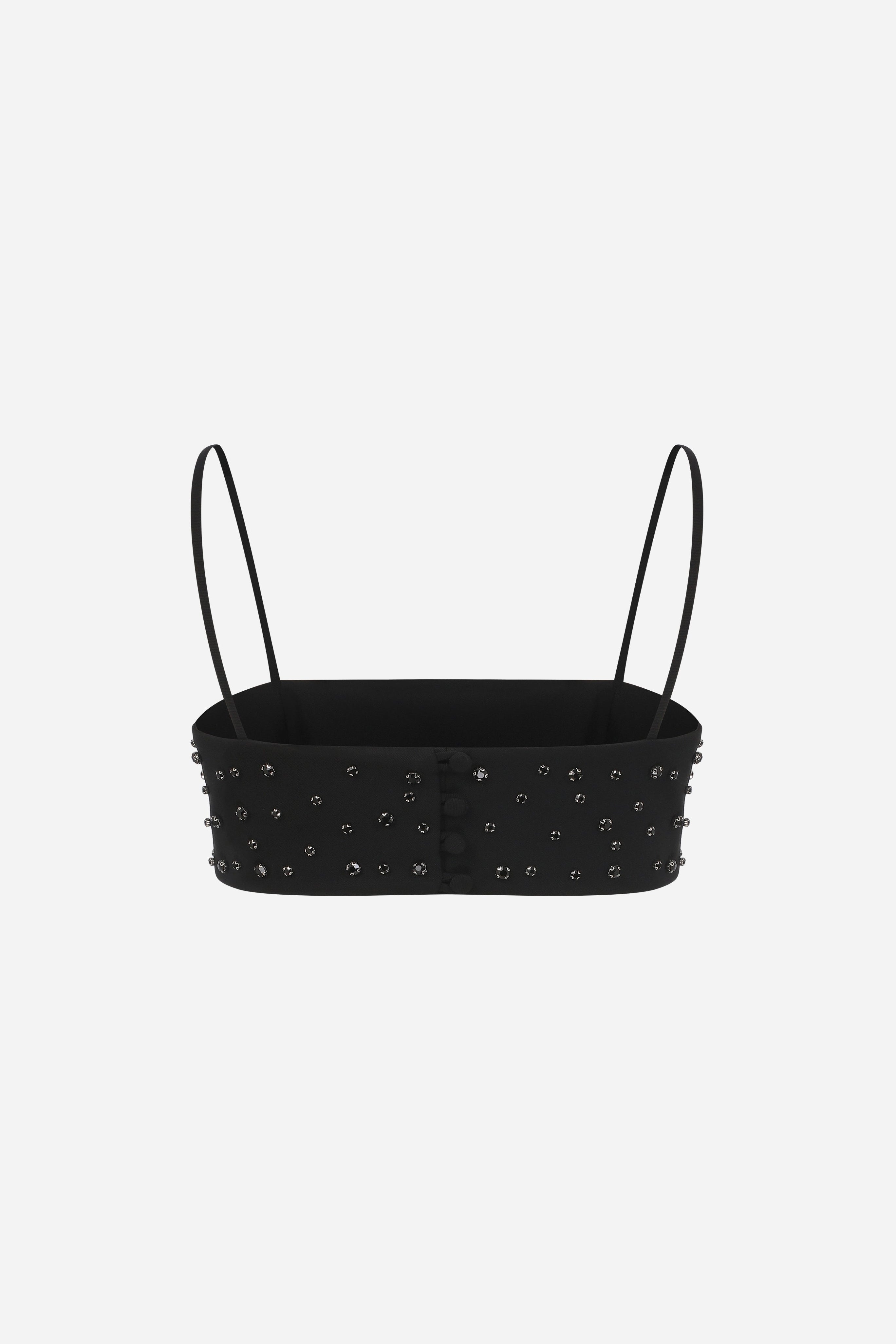 Jill - Embellished Crop Top