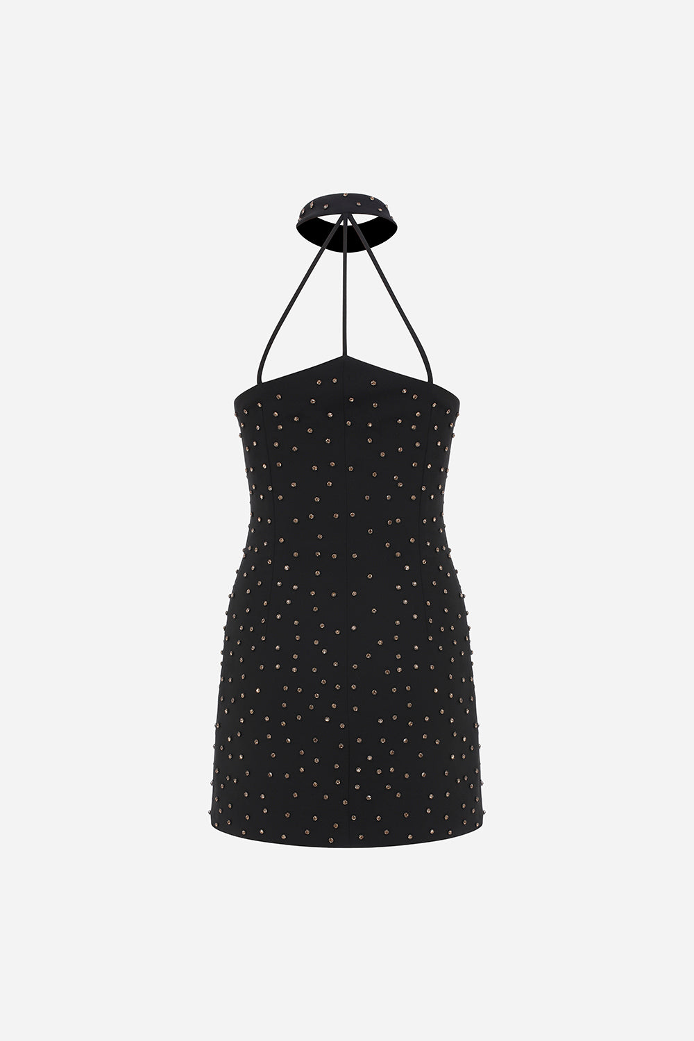 BONNIE - EMBELLISHED STRAPLESS MINI DRESS WITH CHOKER