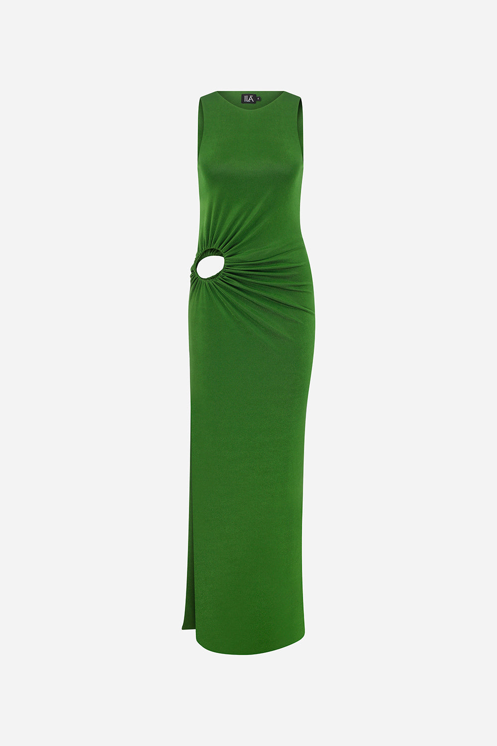 GRETA - MAXI JERSEY DRESS WITH CUTOUT DETAIL