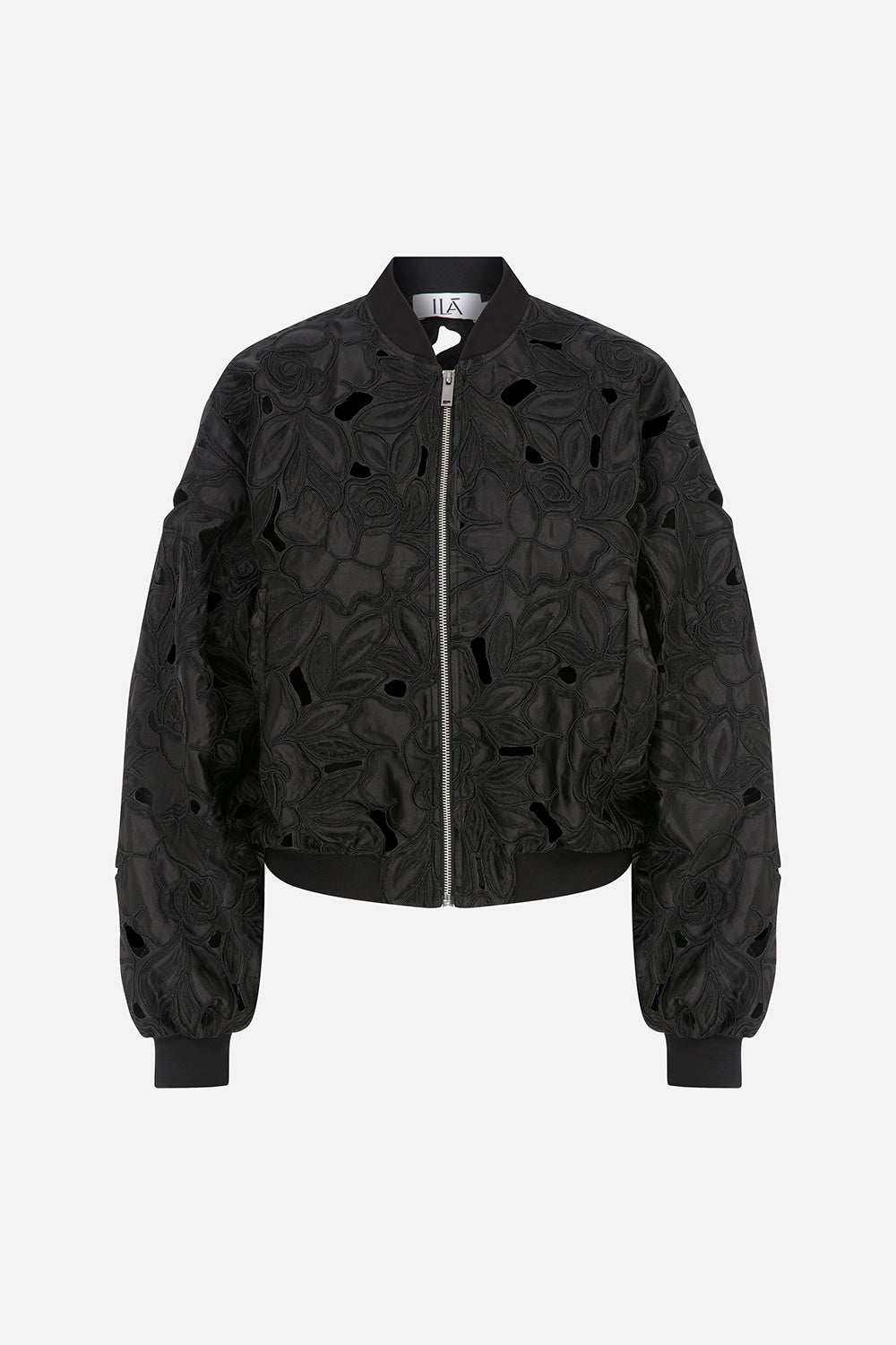 Diana - Rose Textured Bomber Jacket