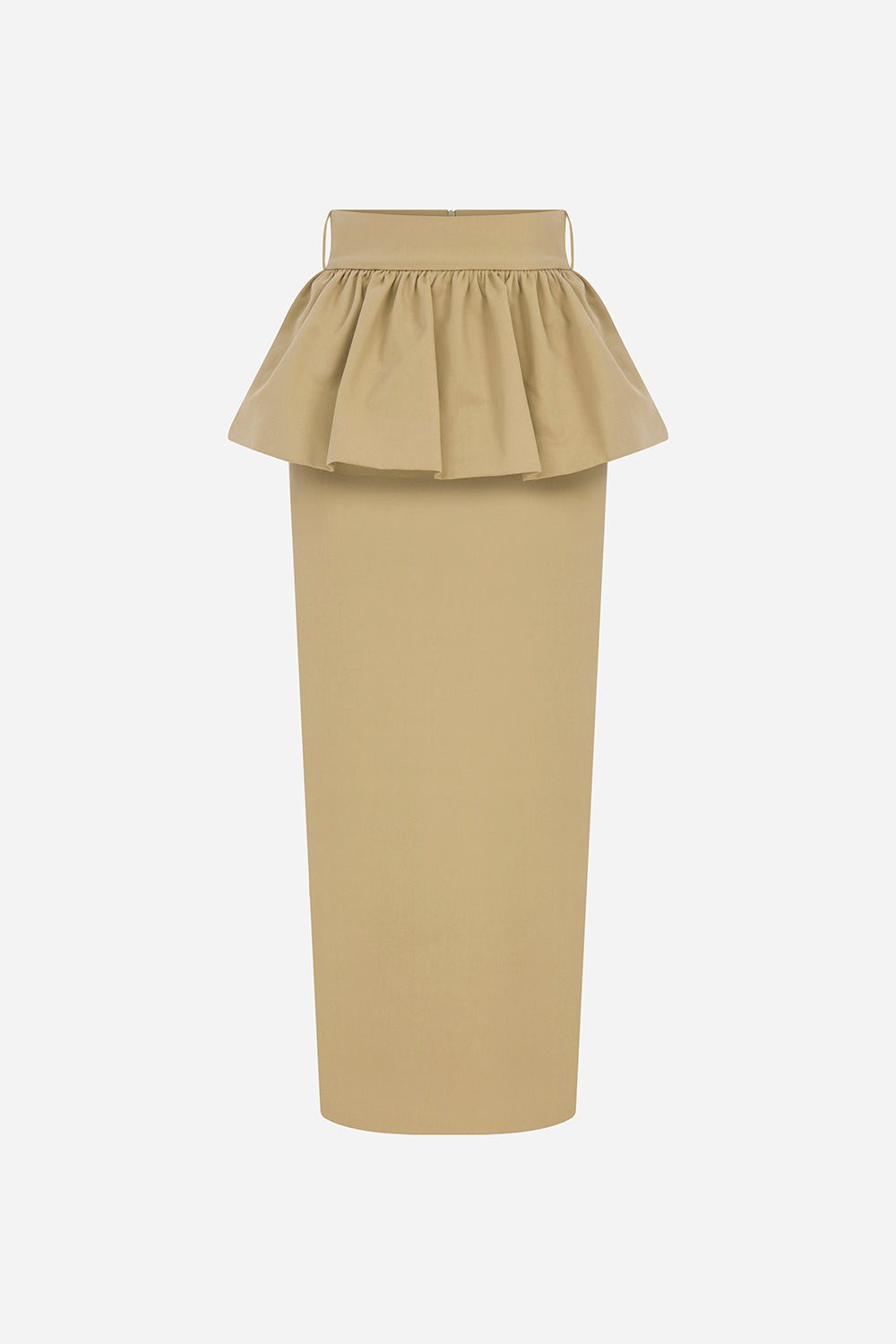 Rachel - Midi Skirt With Peplum