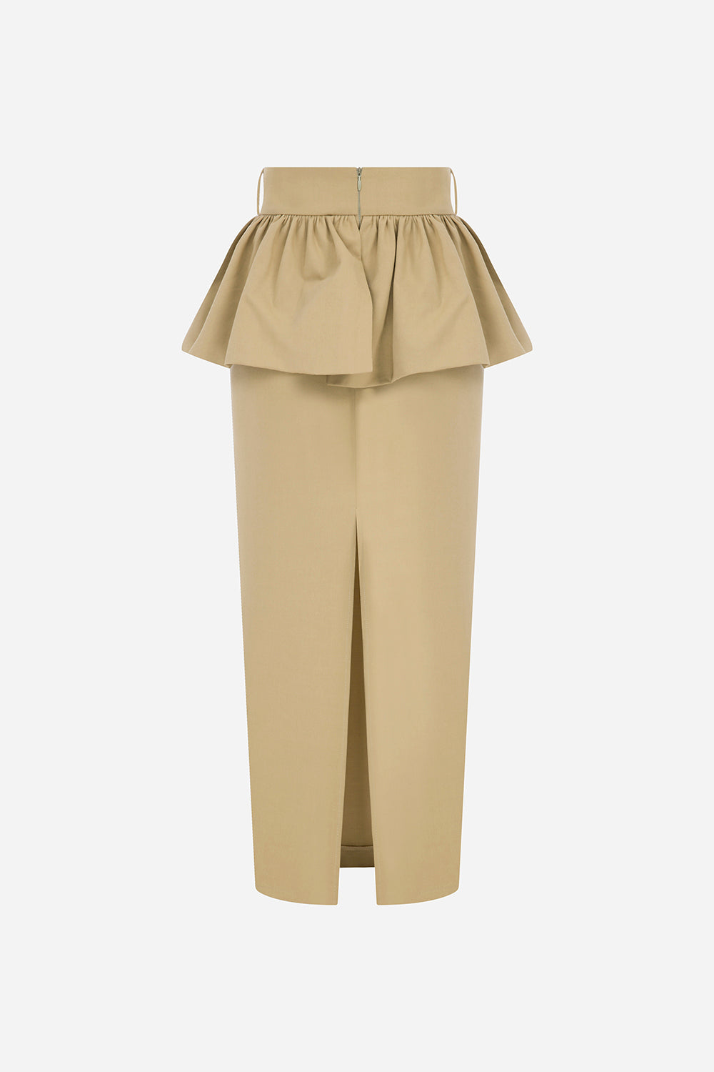 Rachel - Midi Skirt With Peplum